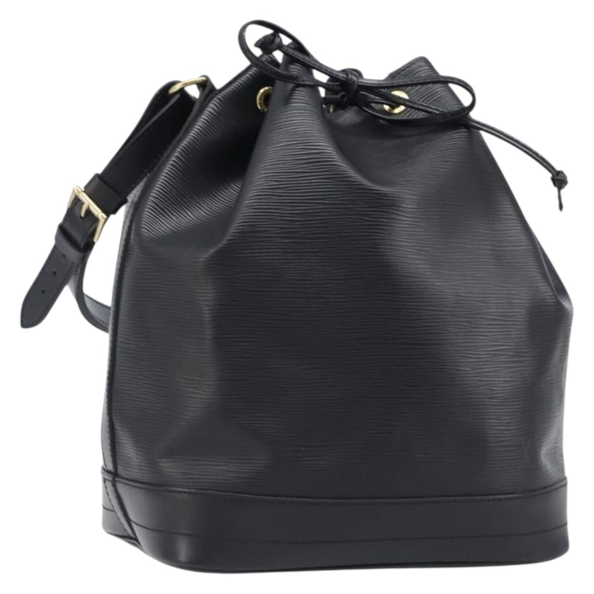 LOUIS VUITTON Epi Noe Shoulder Bag Black M44002 LV Auth 200376V