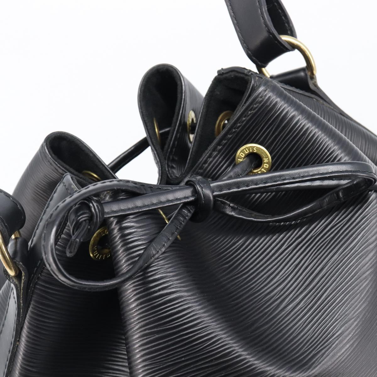 LOUIS VUITTON Epi Noe Shoulder Bag Black M44002 LV Auth 200376V