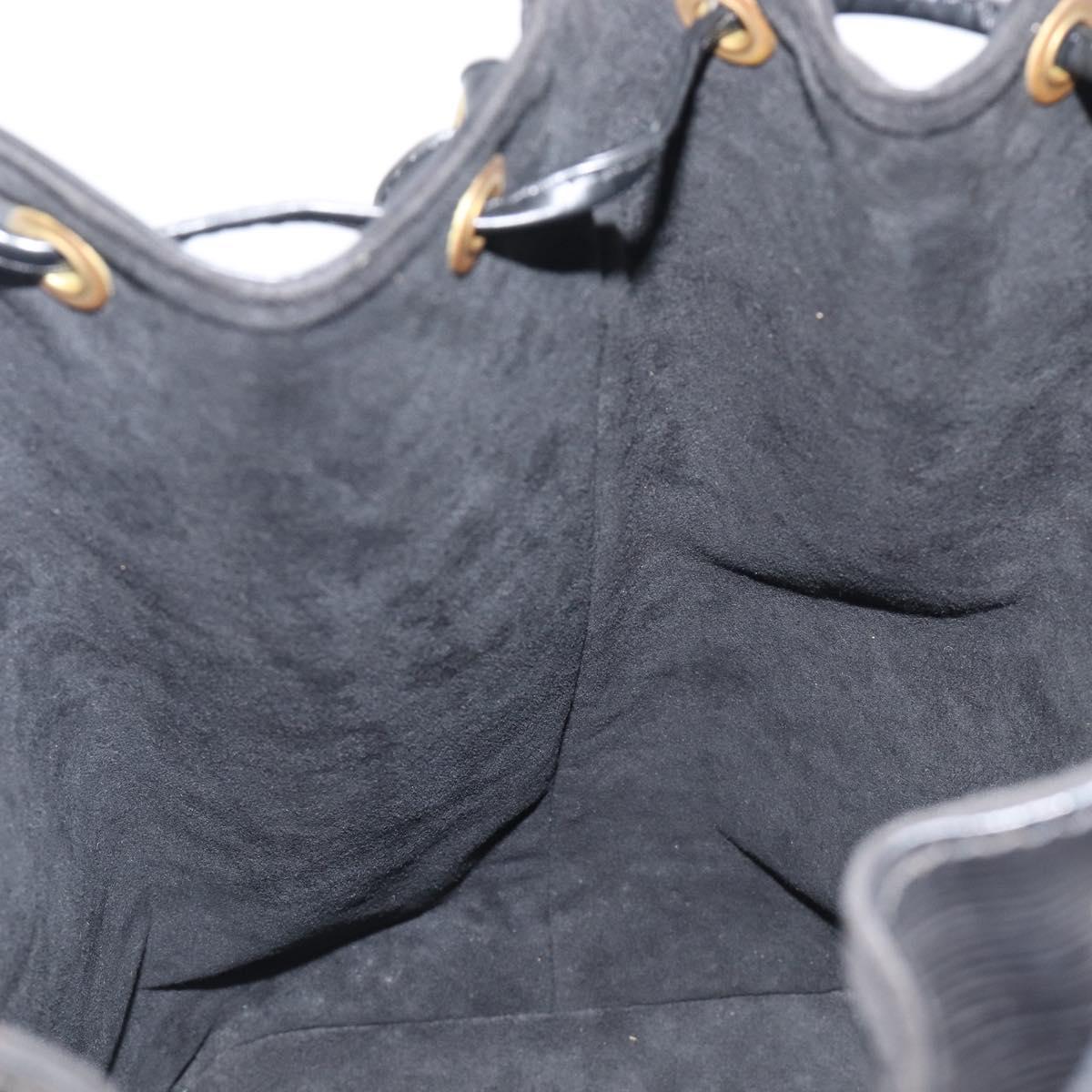 LOUIS VUITTON Epi Noe Shoulder Bag Black M44002 LV Auth 200376V