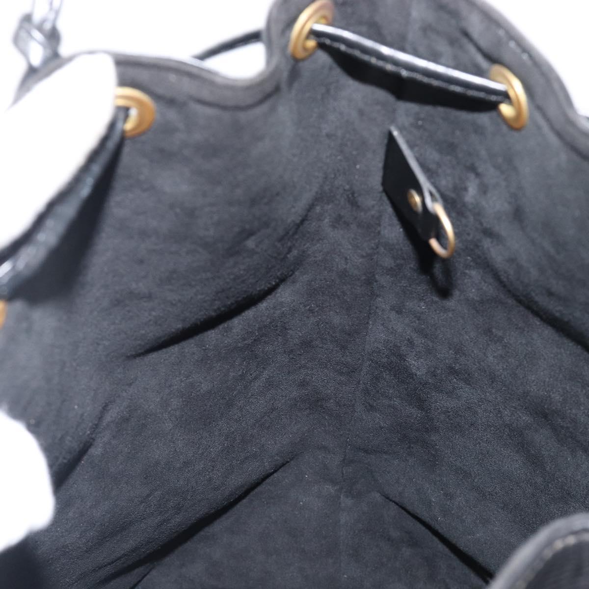 LOUIS VUITTON Epi Noe Shoulder Bag Black M44002 LV Auth 200376V