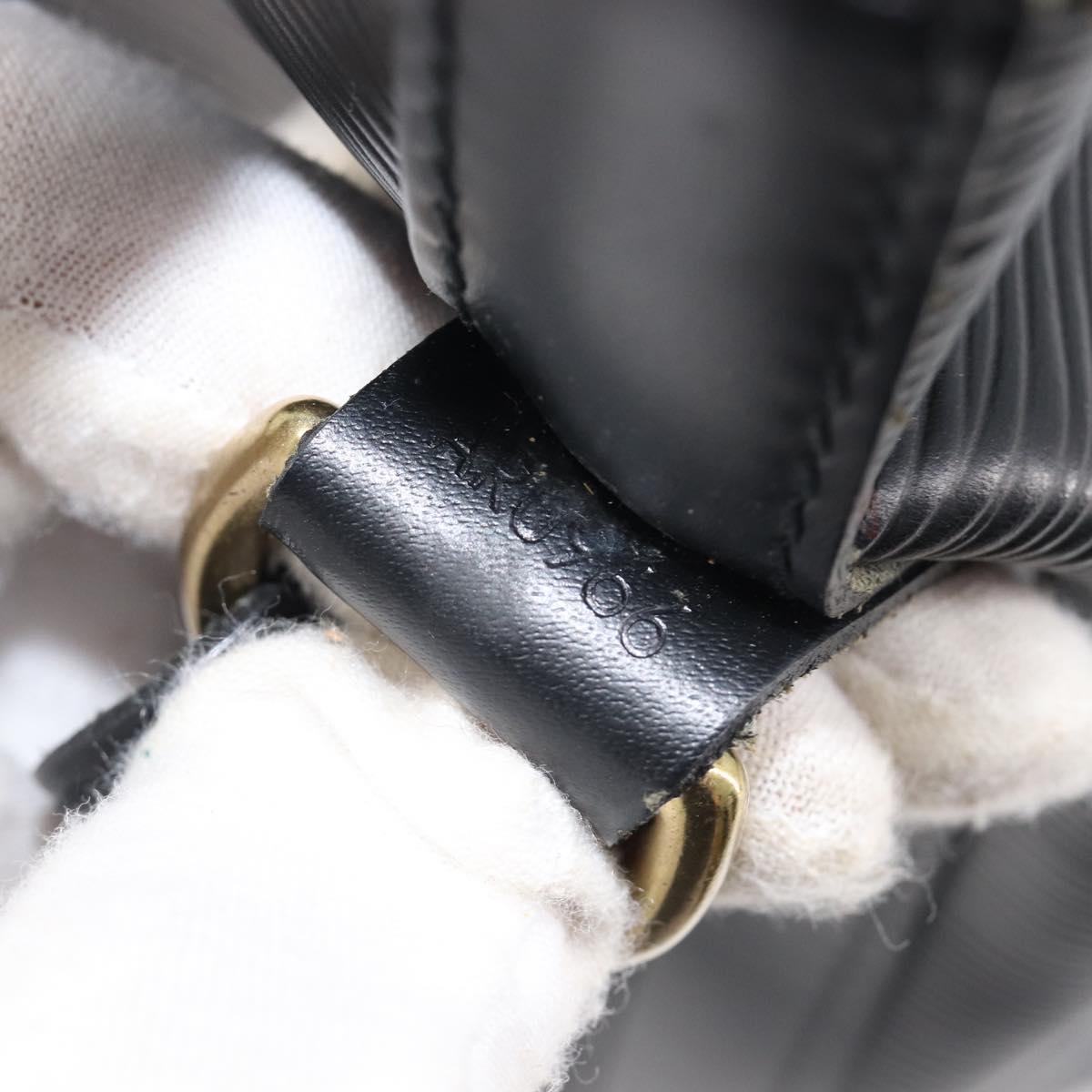 LOUIS VUITTON Epi Noe Shoulder Bag Black M44002 LV Auth 200376V