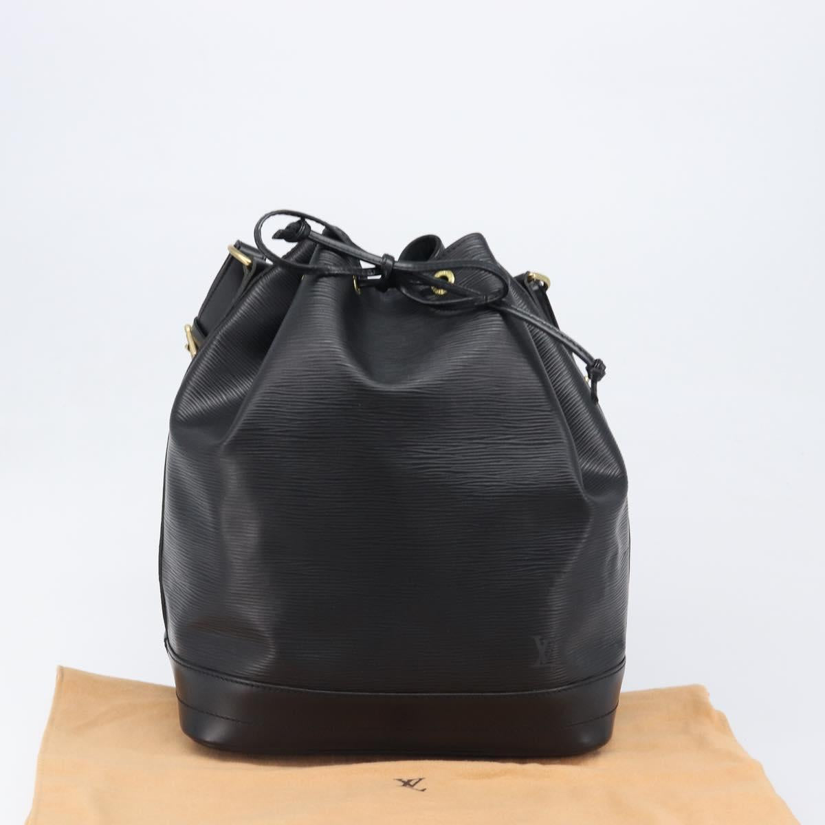 LOUIS VUITTON Epi Noe Shoulder Bag Black M44002 LV Auth 200376V