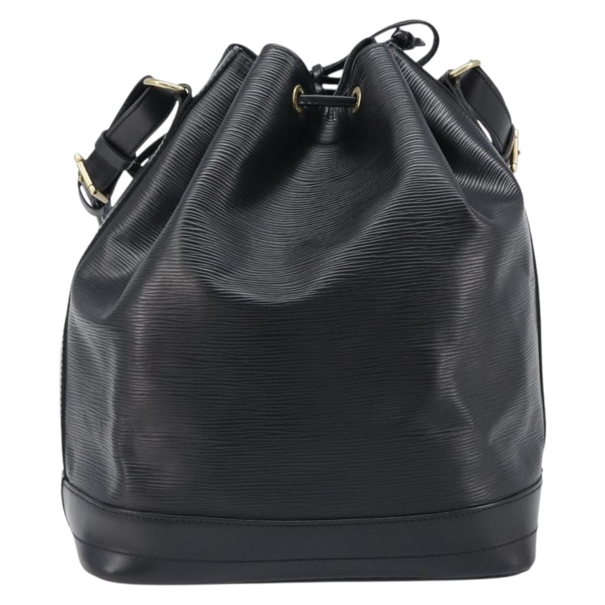 LOUIS VUITTON Epi Noe Shoulder Bag Black M44002 LV Auth 200376V