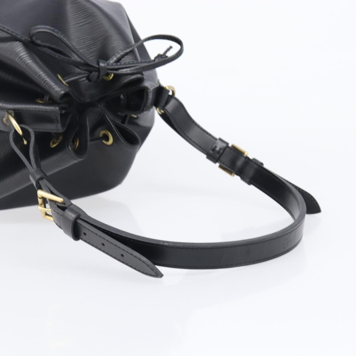 LOUIS VUITTON Epi Noe Shoulder Bag Black M44002 LV Auth 200376V