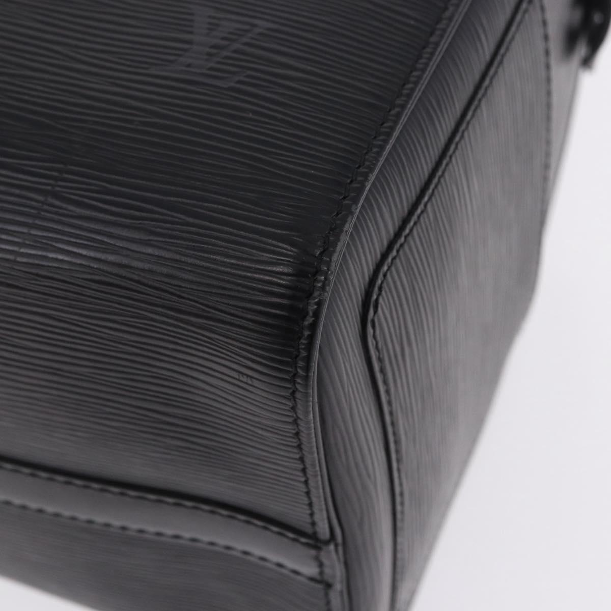 LOUIS VUITTON Epi Speedy 30 Hand Bag Noir Black M43002 LV Auth 200381V