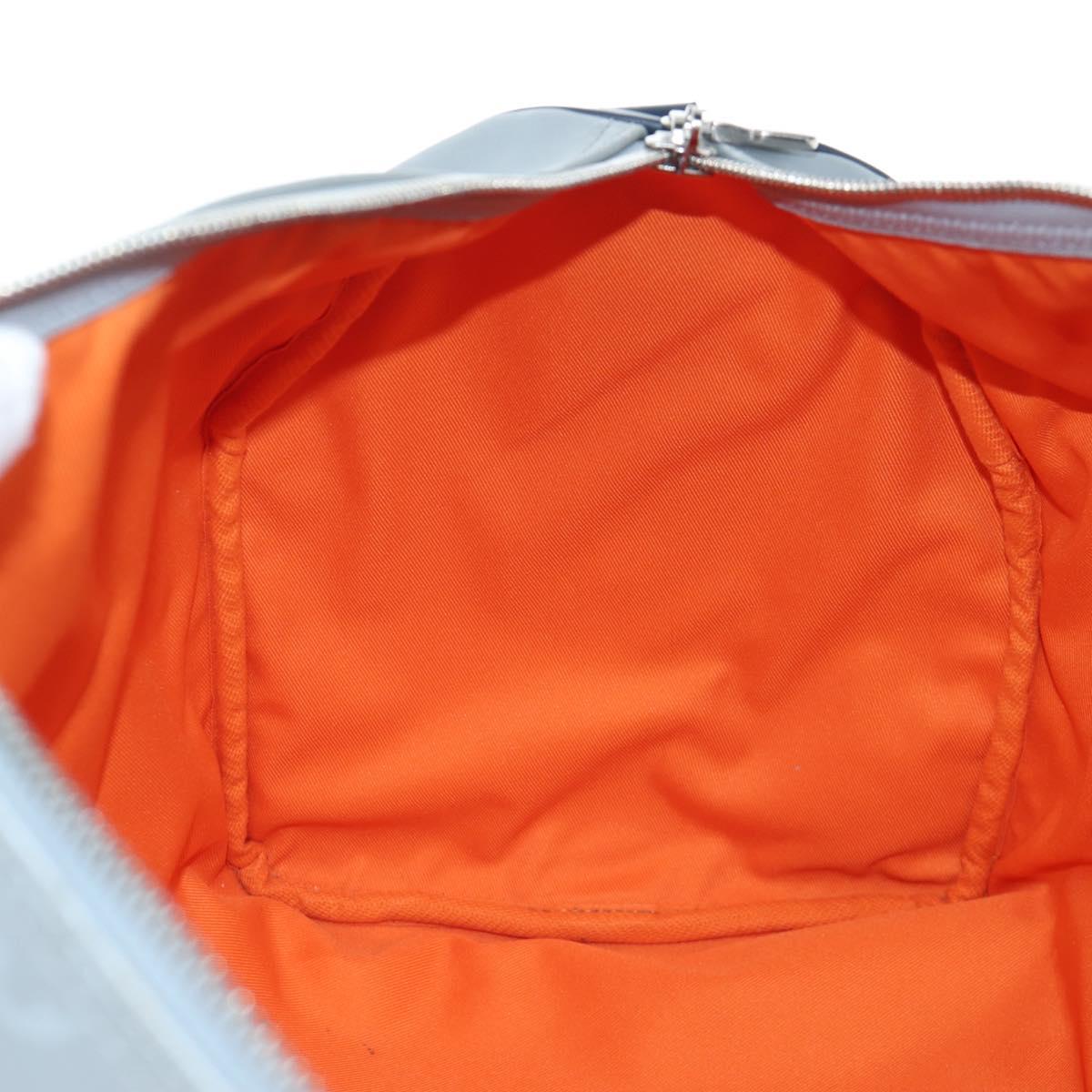 LOUIS VUITTON Satellite Keepall Bandouliere 50 Bag Silver M44170 LV Auth 200382V