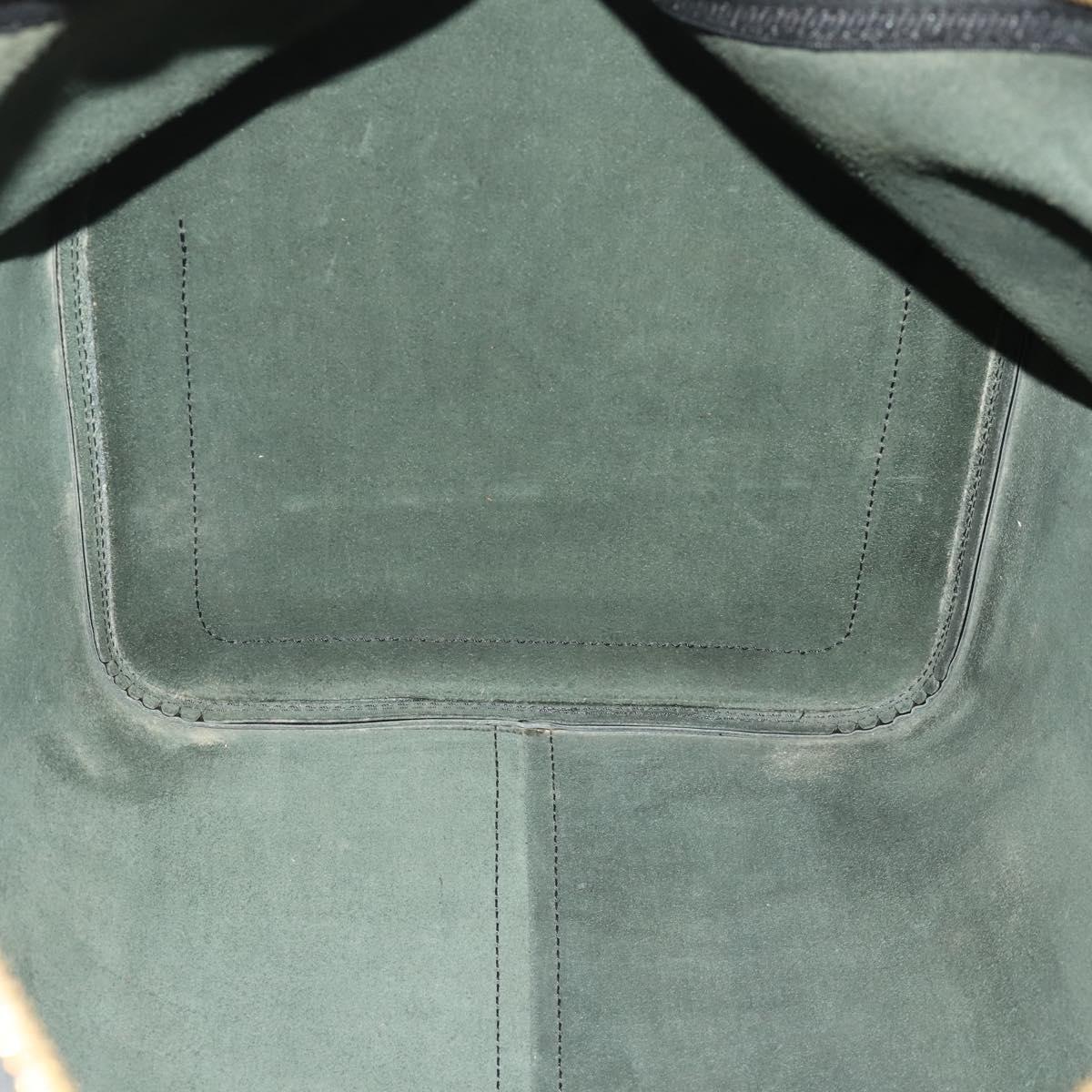 LOUIS VUITTON Epi Keepall 55 Boston Bag Noir M42952 LV Auth 200383V