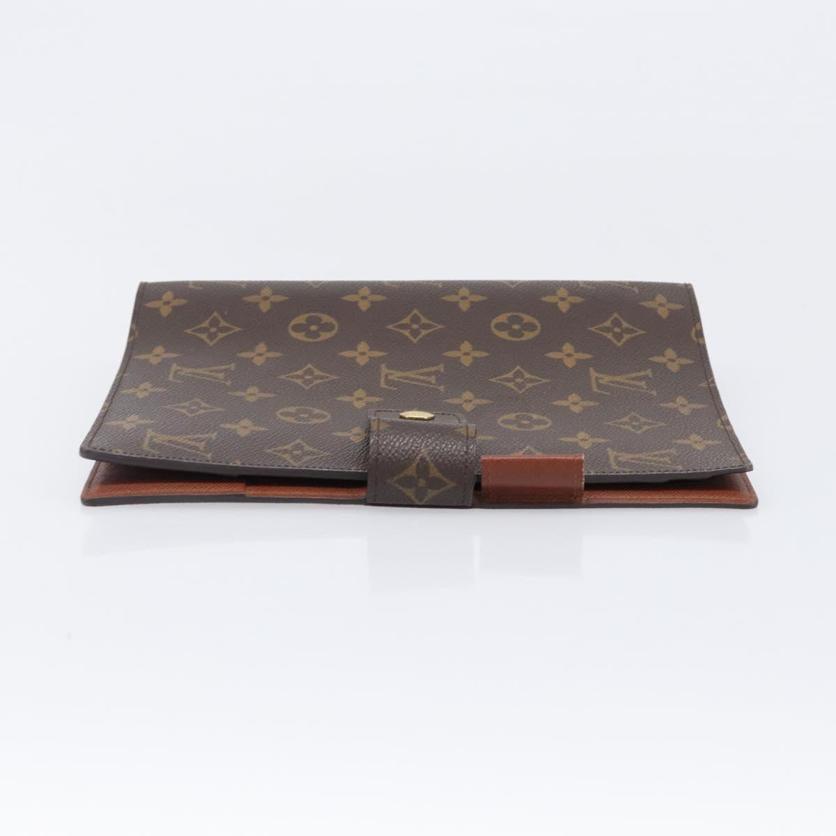 LOUIS VUITTON Monogram Agenda GM Day Planner Cover R20006 LV Auth 200385V