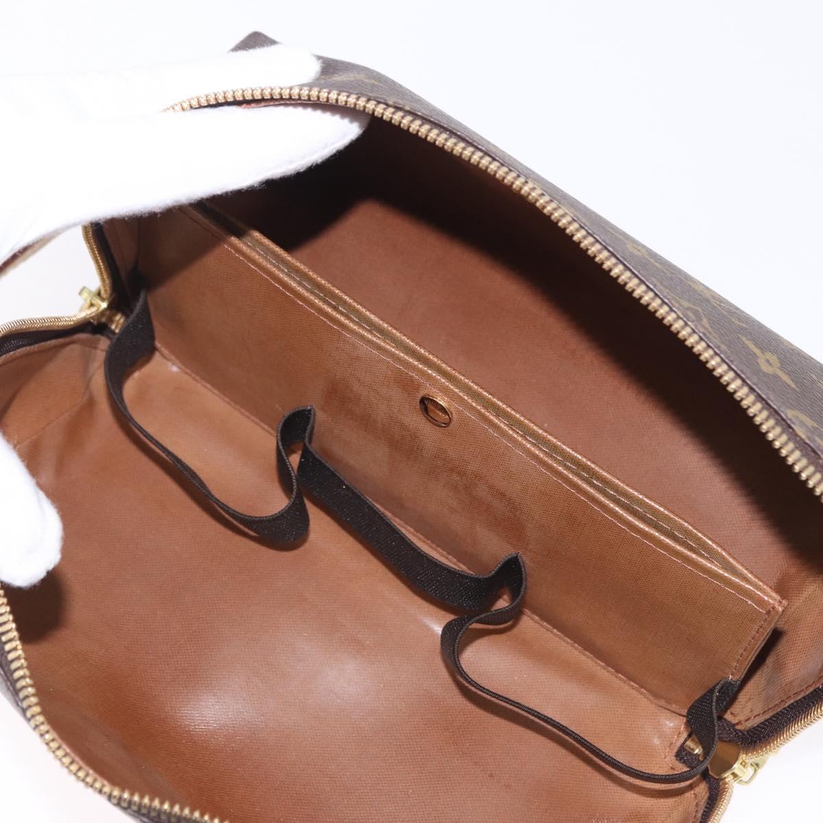 LOUIS VUITTON Monogram Shoe Care Kit Pouch M47925 LV Auth 200390A