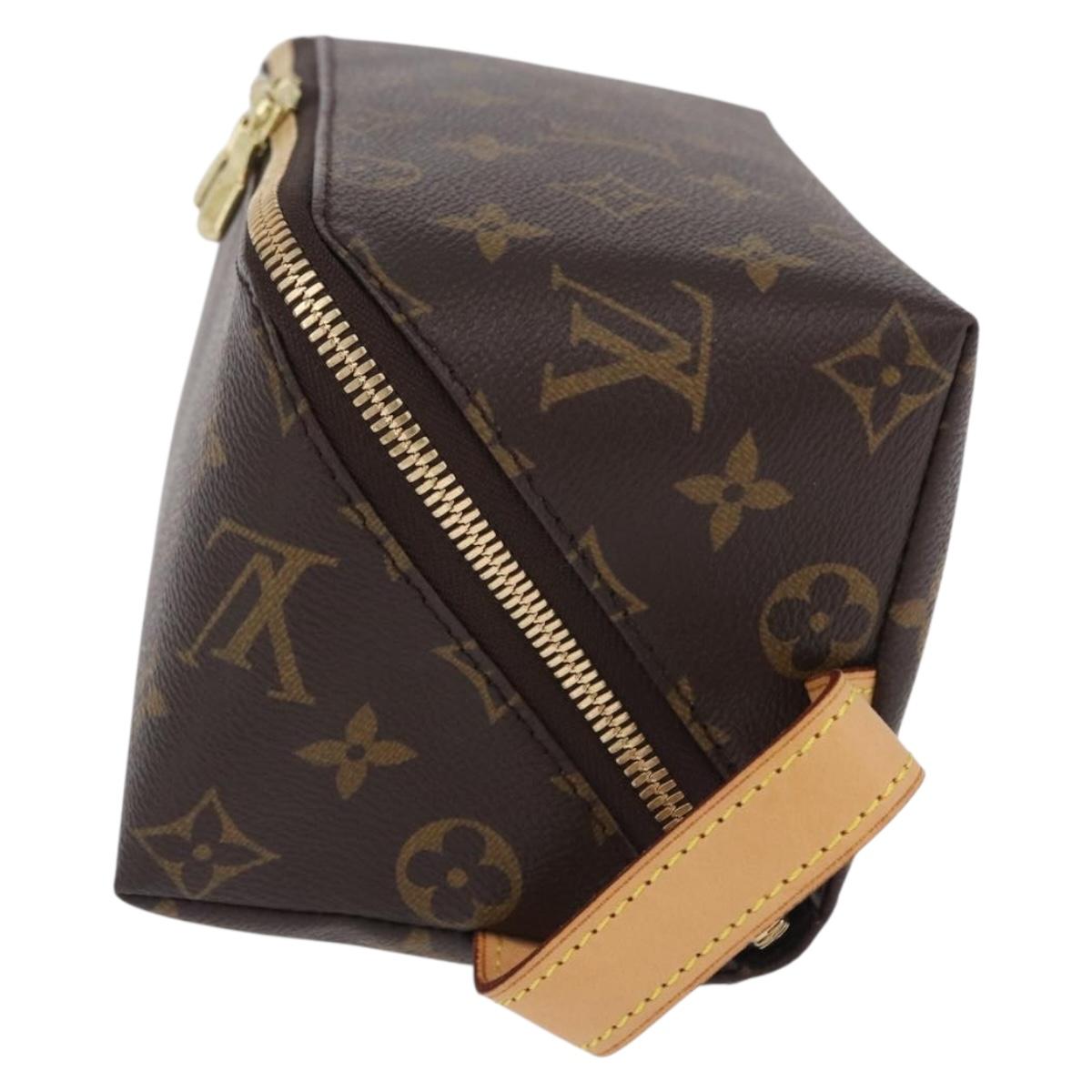 LOUIS VUITTON Monogram Shoe Care Kit Pouch M47925 LV Auth 200390A
