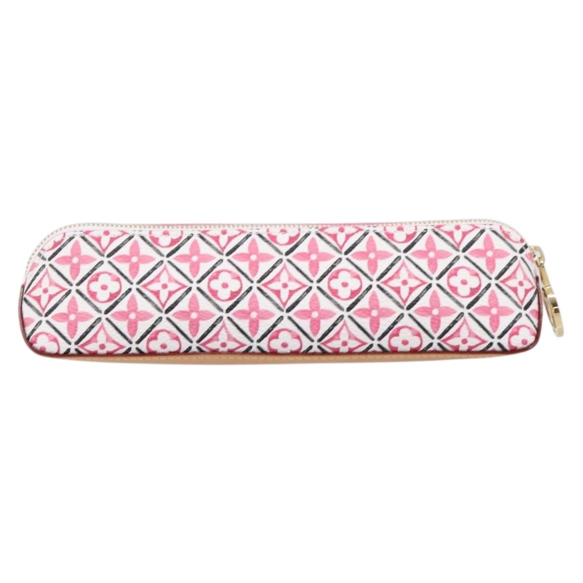 LOUIS VUITTON LV By The Pool Trousse Elizabeth Pen Case Pink GI0907 Auth 200395V