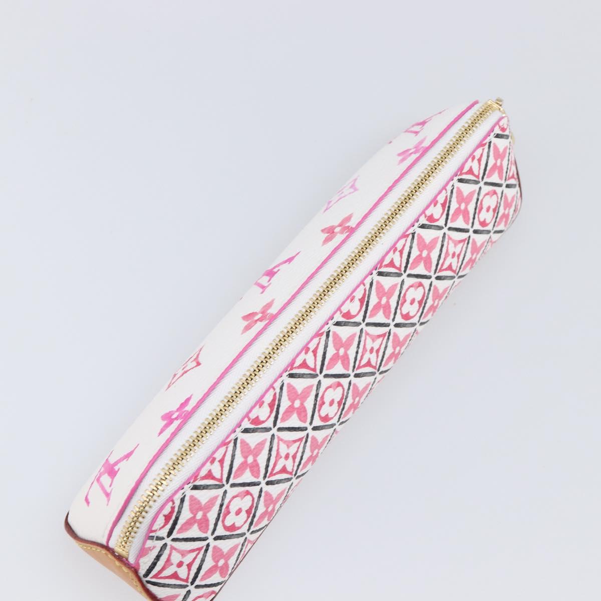 LOUIS VUITTON LV By The Pool Trousse Elizabeth Pen Case Pink GI0907 Auth 200395V