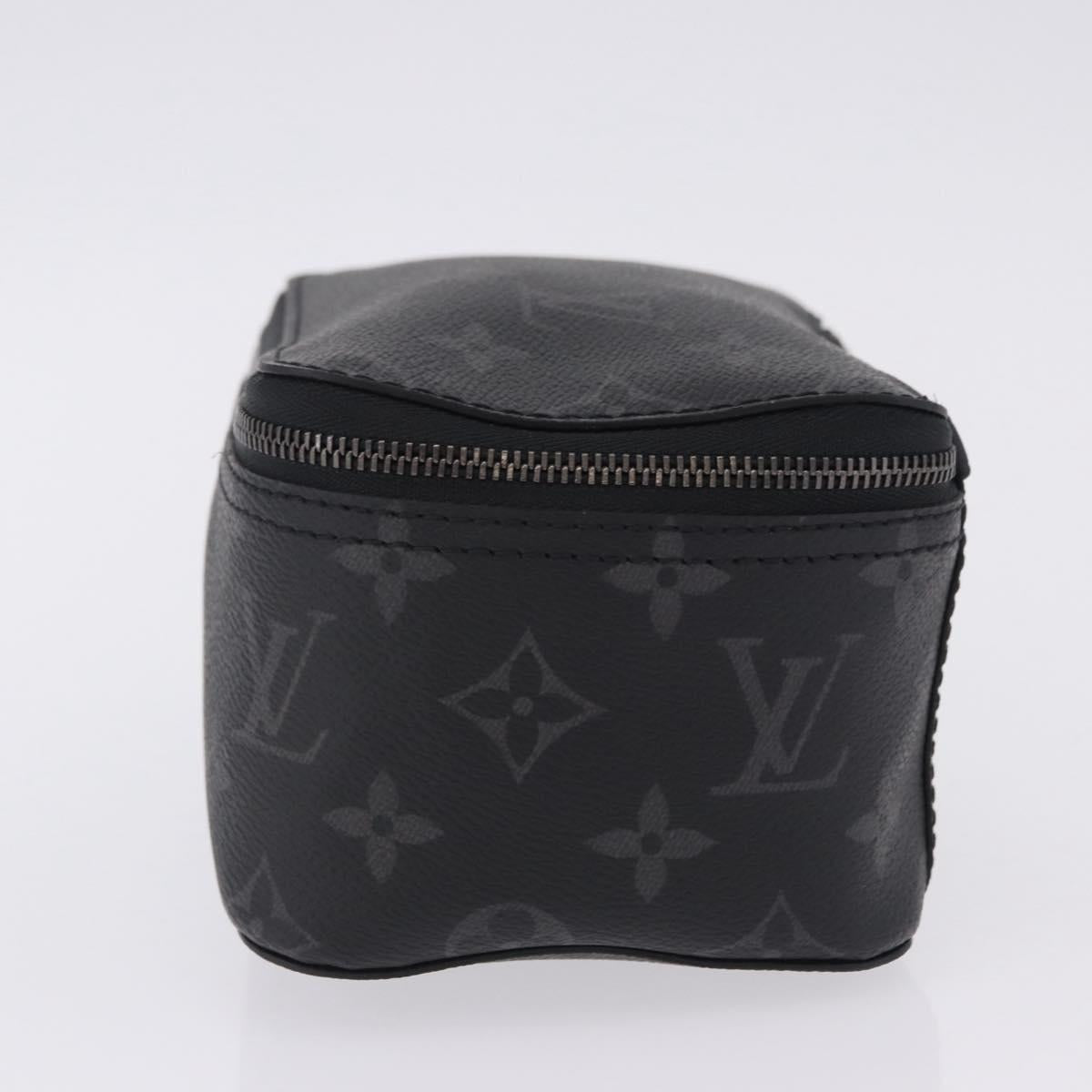 LOUIS VUITTON Monogram Eclipse Cube de Langemont PM Pouch M44697 LV Auth 200397V