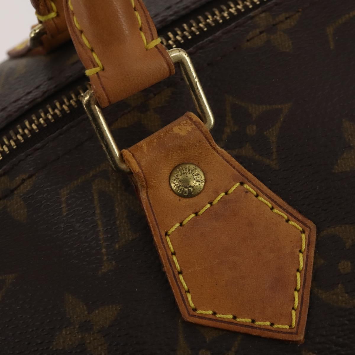 LOUIS VUITTON Monogram Speedy 40 Hand Bag M41522 LV Auth 200405