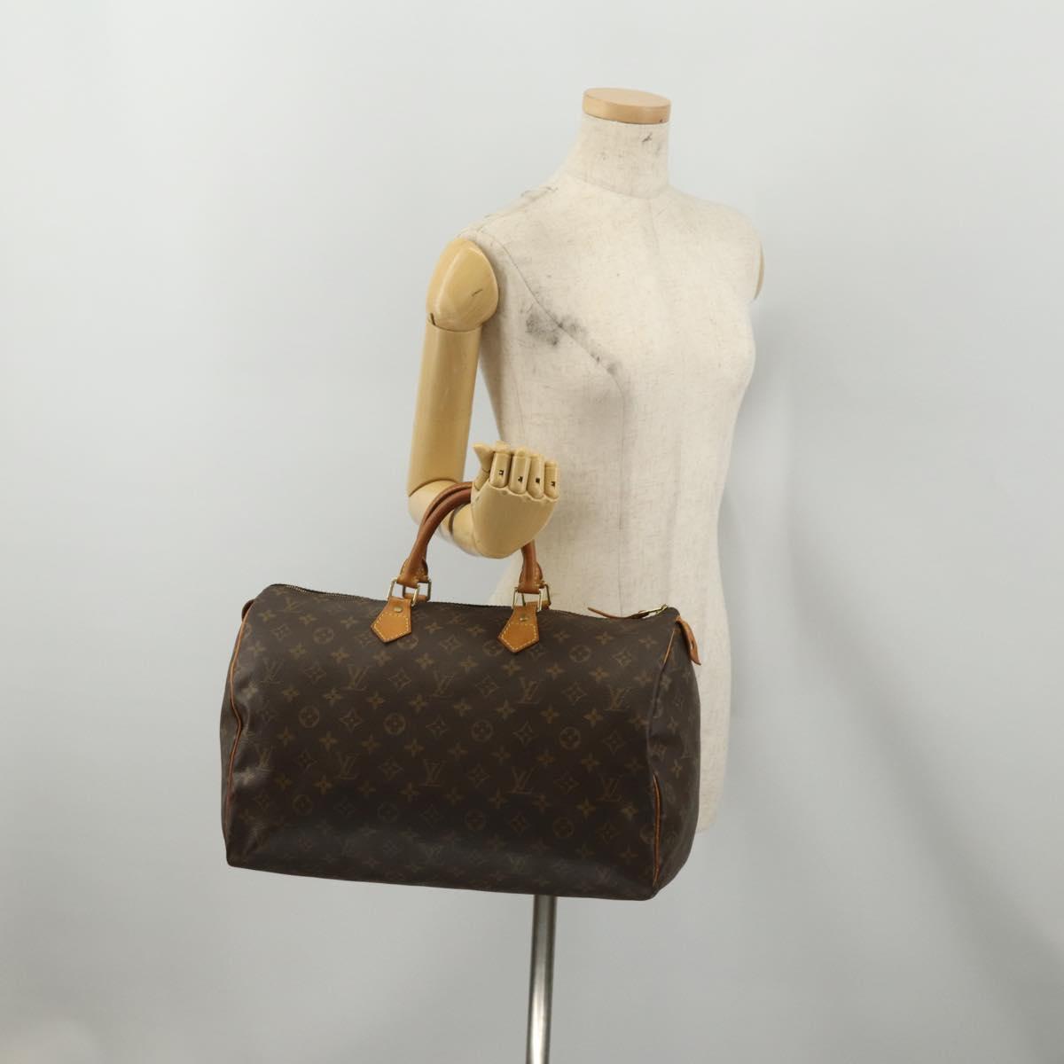 LOUIS VUITTON Monogram Speedy 40 Hand Bag M41522 LV Auth 200405