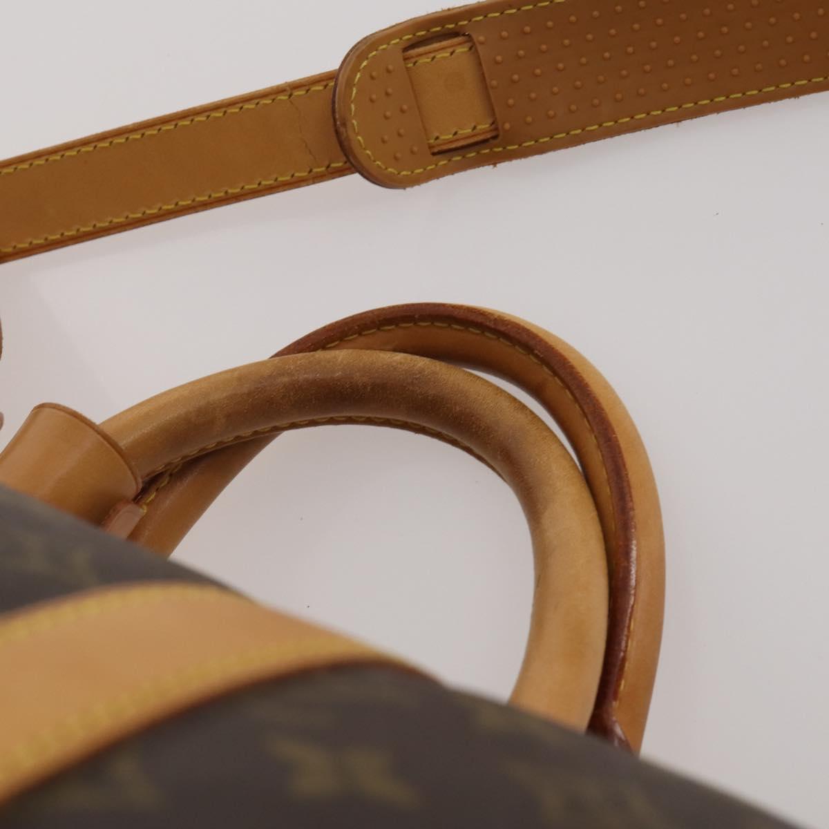 LOUIS VUITTON Monogram Keepall Bandouliere 55 Boston Bag M41414 LV Auth 200406V