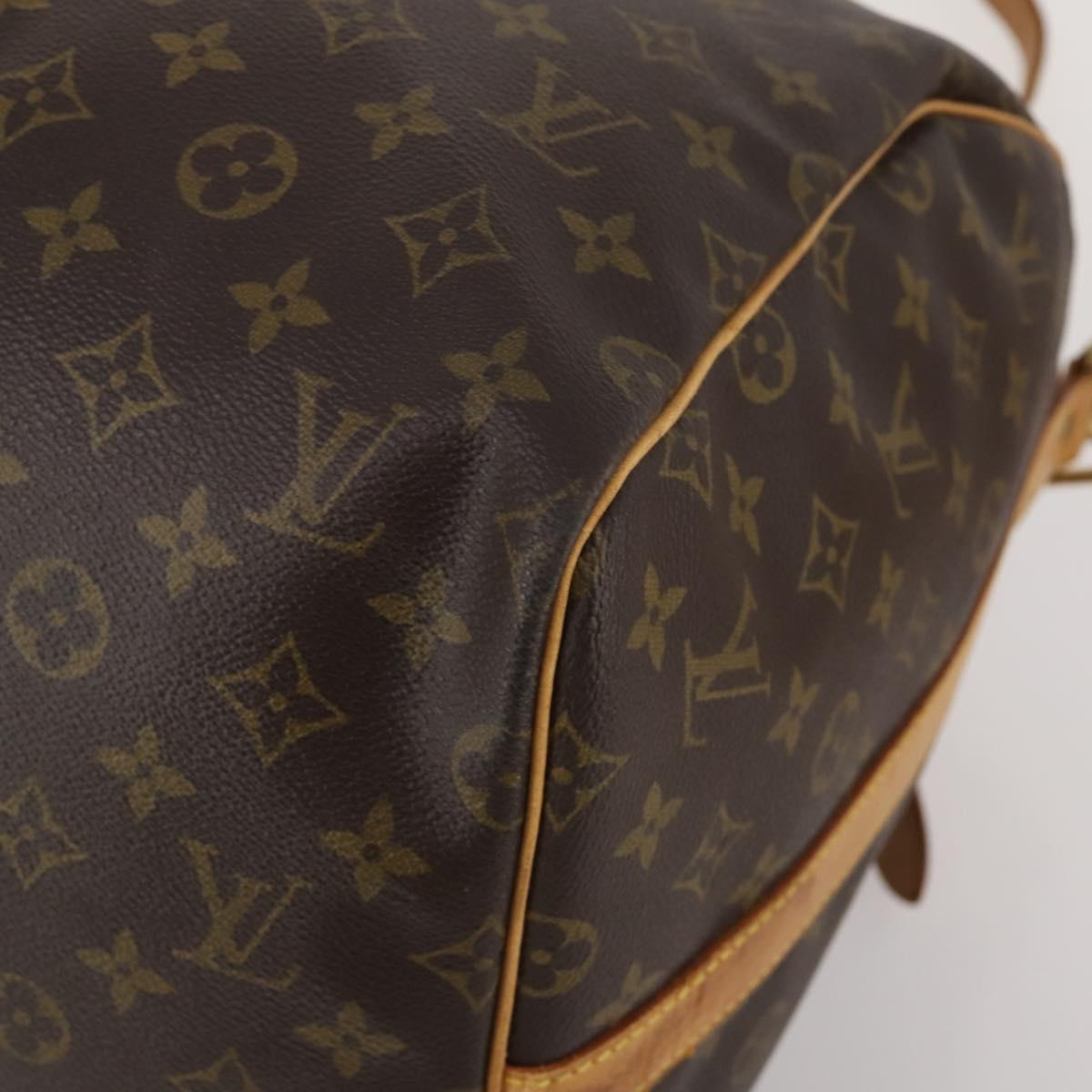 LOUIS VUITTON Monogram Keepall Bandouliere 55 Boston Bag M41414 LV Auth 200406V