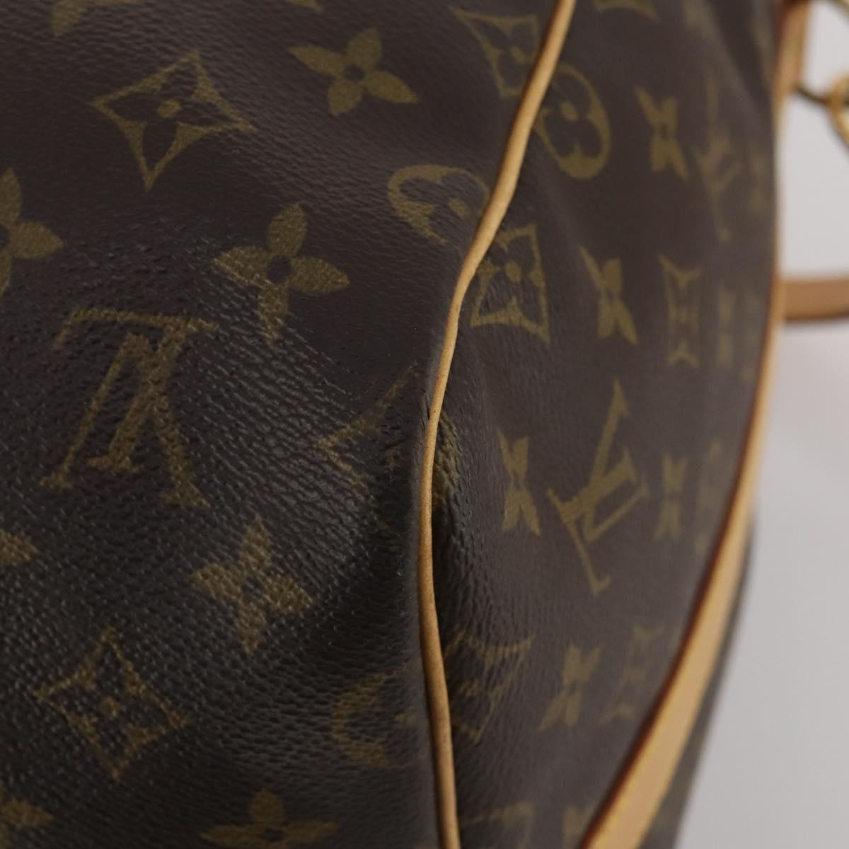 LOUIS VUITTON Monogram Keepall Bandouliere 55 Boston Bag M41414 LV Auth 200406V