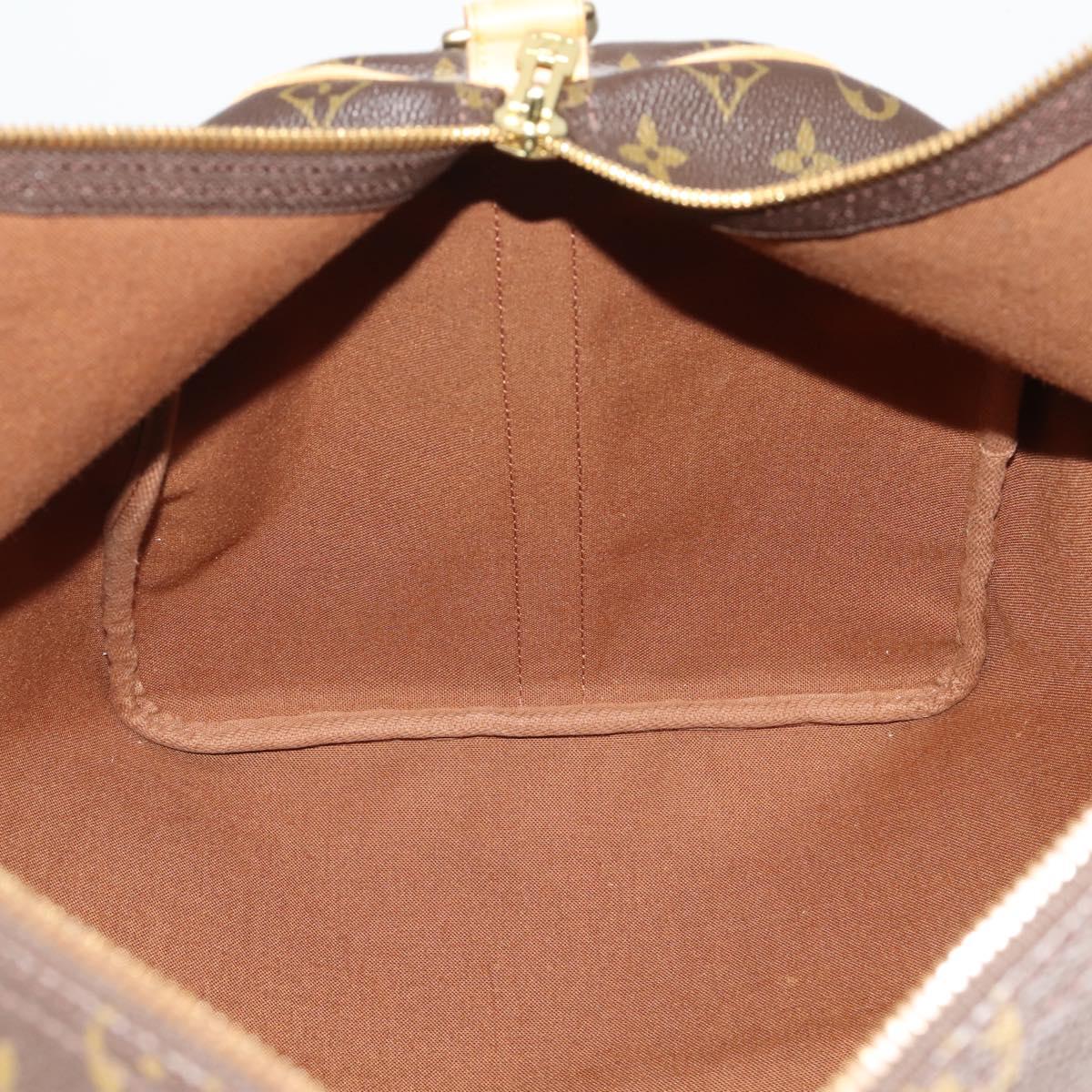 LOUIS VUITTON Monogram Keepall Bandouliere 55 Boston Bag M41414 LV Auth 200406V