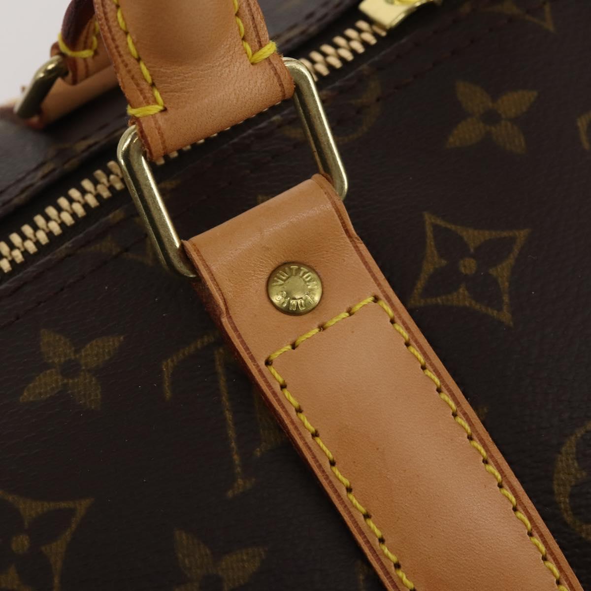 LOUIS VUITTON Monogram Keepall Bandouliere 55 Boston Bag M41414 LV Auth 200407V