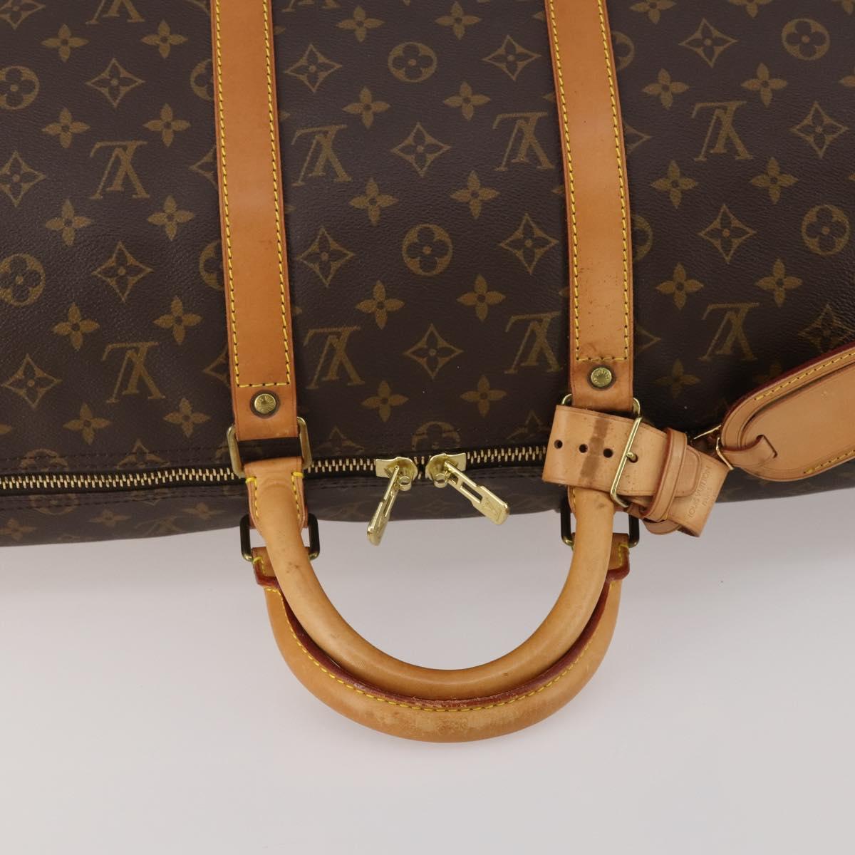 LOUIS VUITTON Monogram Keepall 50 Boston Bag M41426 LV Auth 200409V
