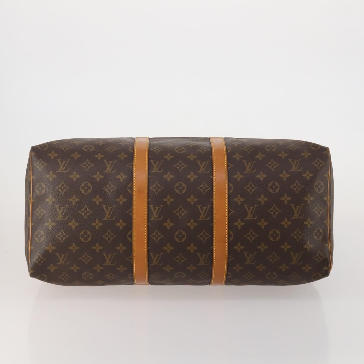 LOUIS VUITTON Monogram Keepall 50 Boston Bag M41426 LV Auth 200409V