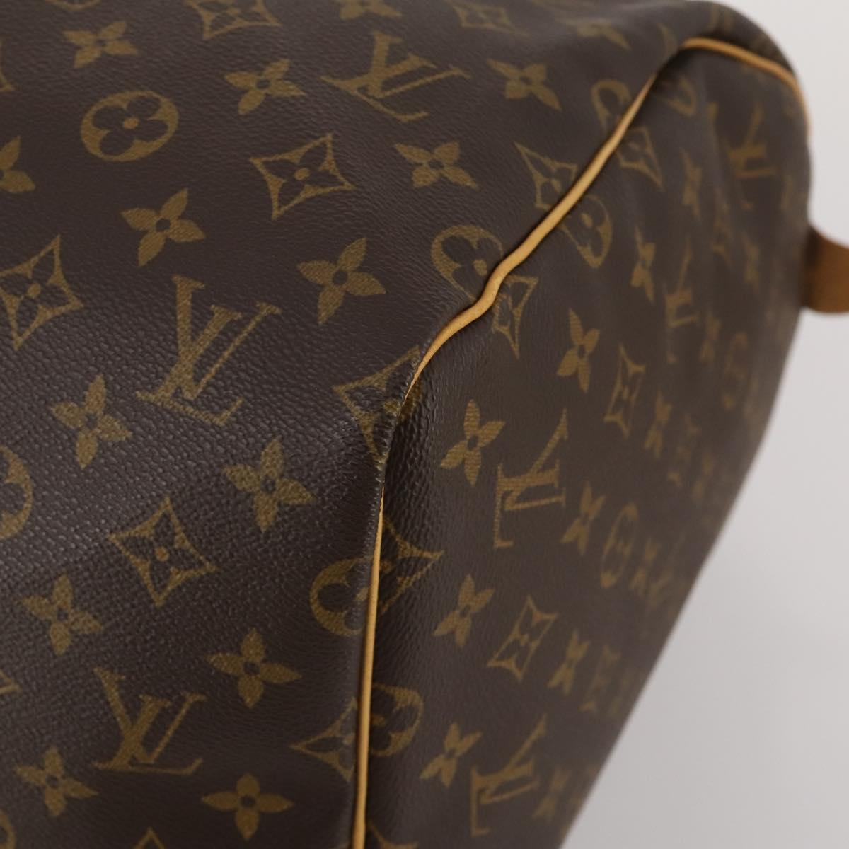 LOUIS VUITTON Monogram Keepall 55 Boston Bag M41424 LV Auth 200410SAV