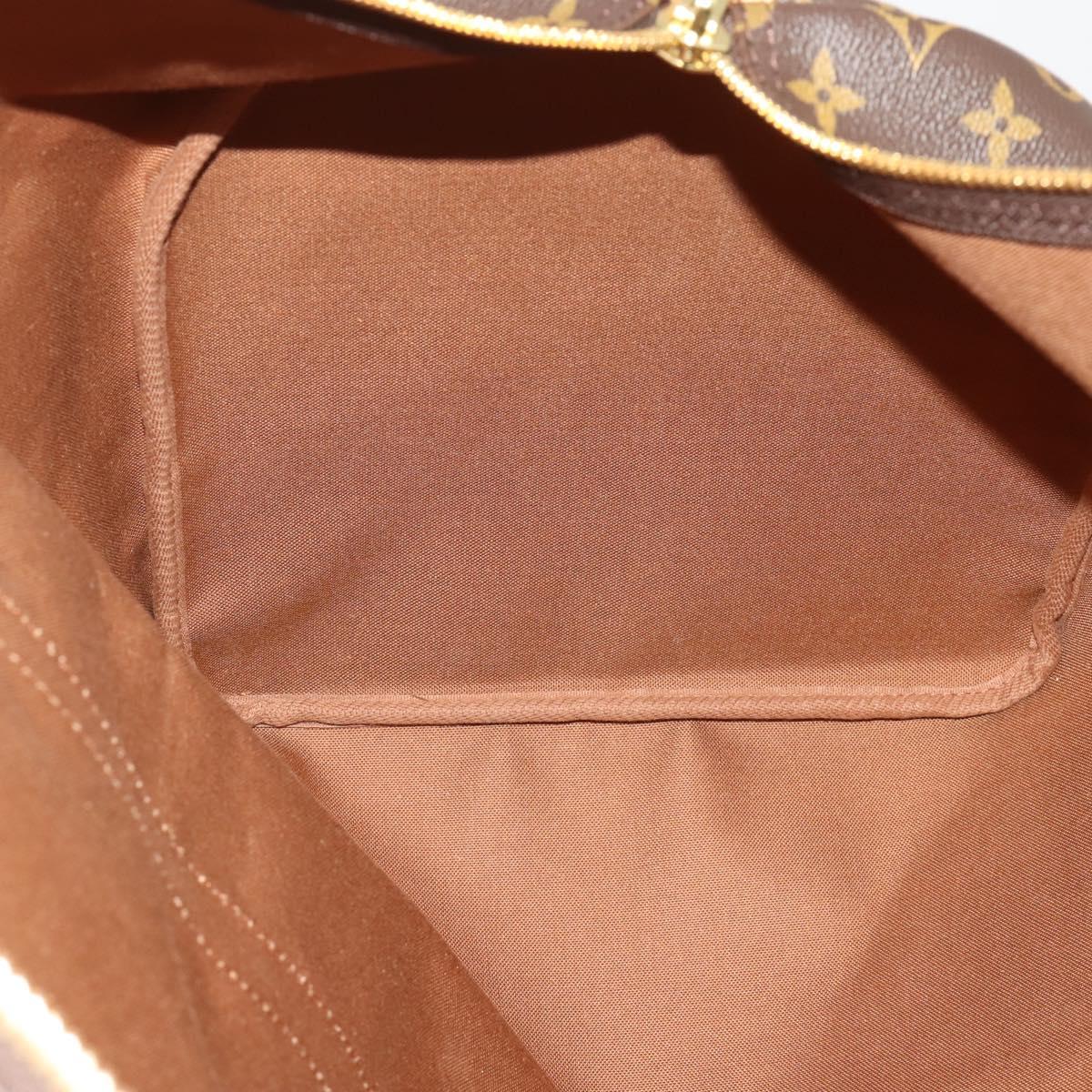 LOUIS VUITTON Monogram Keepall 55 Boston Bag M41424 LV Auth 200410SAV