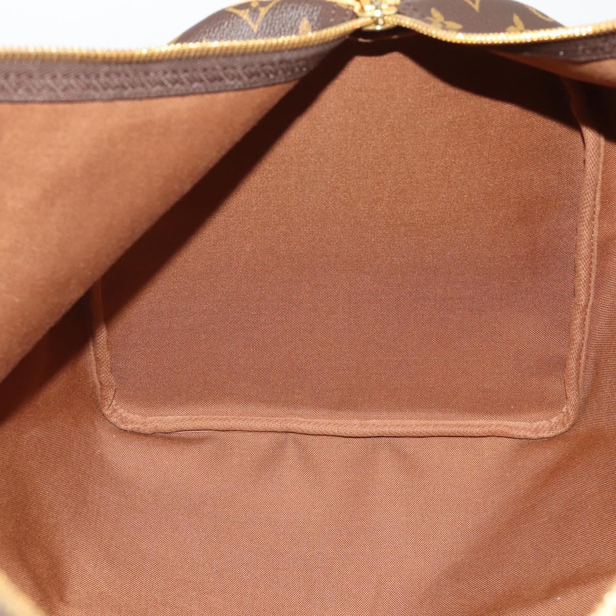 LOUIS VUITTON Monogram Keepall 55 Boston Bag M41424 LV Auth 200410SAV