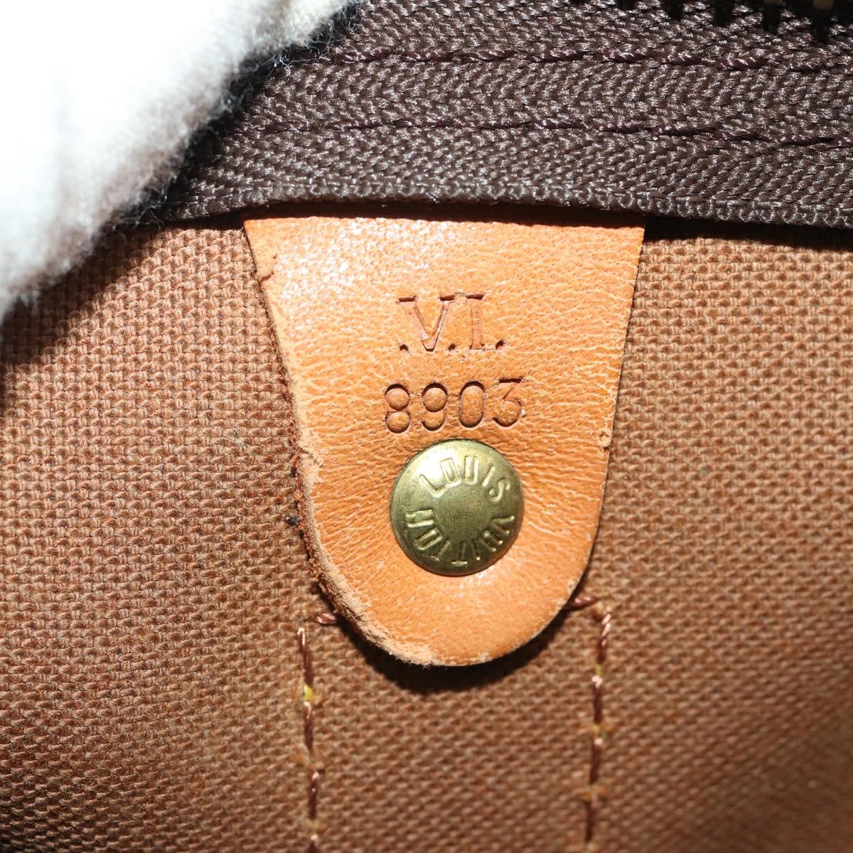 LOUIS VUITTON Monogram Keepall Bandouliere 45 Boston Bag M41418 LV Auth 200412