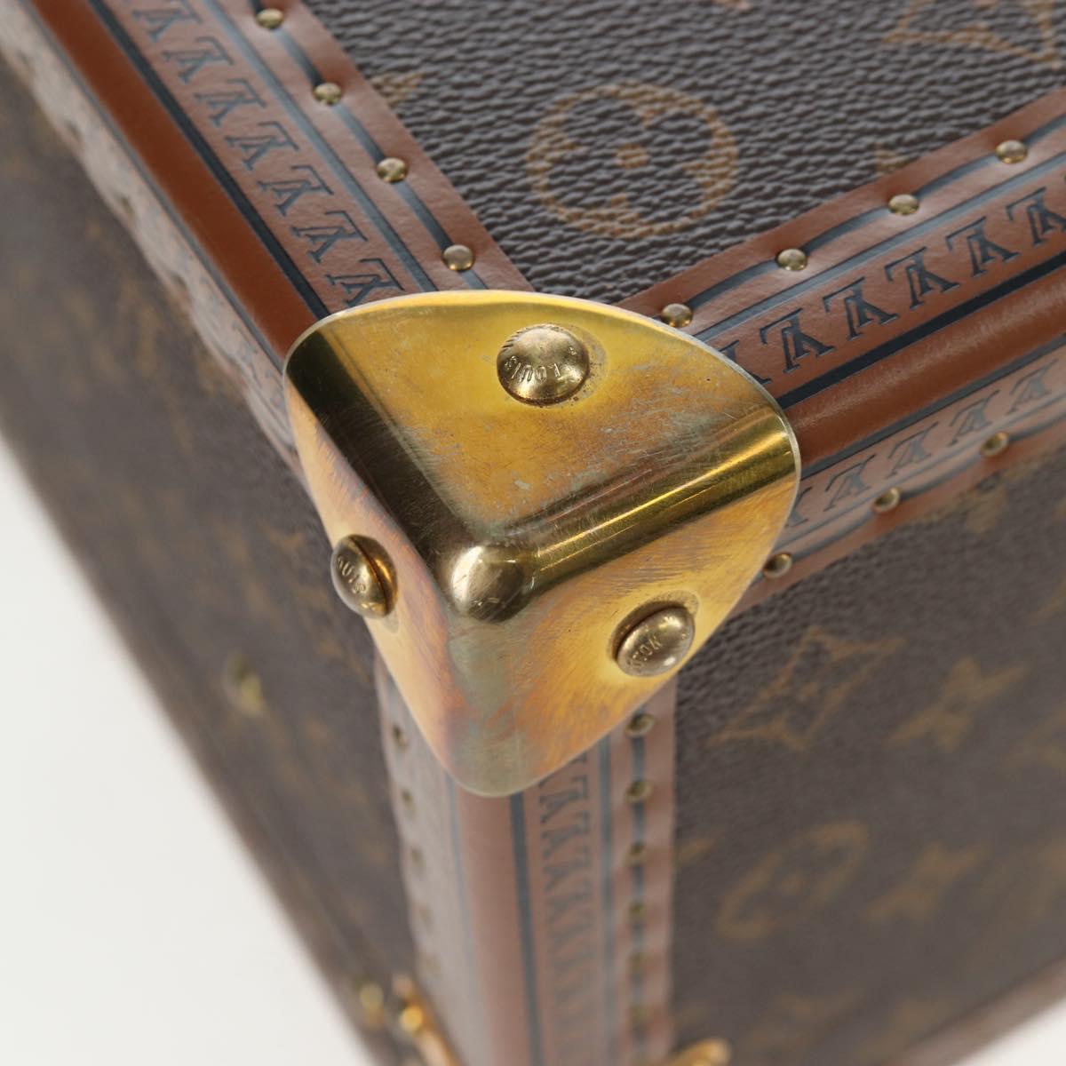 LOUIS VUITTON Monogram Alzer 55 Trunk M21229 LV Auth 200413SAV
