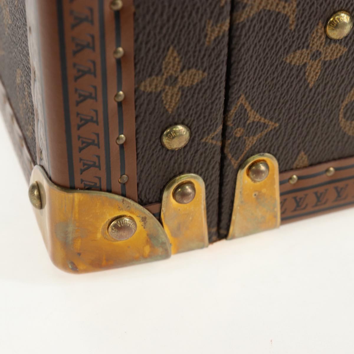 LOUIS VUITTON Monogram Alzer 55 Trunk M21229 LV Auth 200413SAV