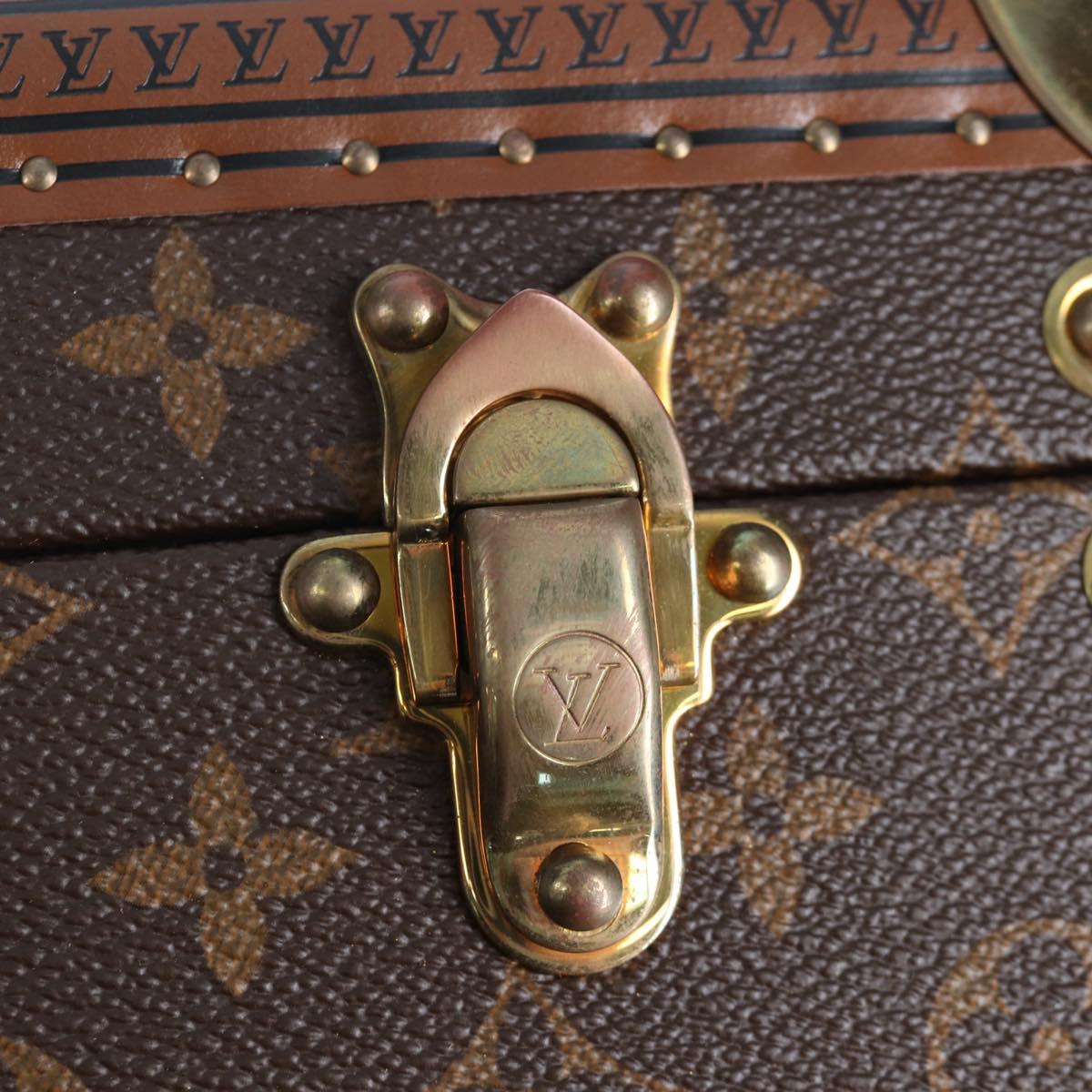 LOUIS VUITTON Monogram Alzer 55 Trunk M21229 LV Auth 200413SAV