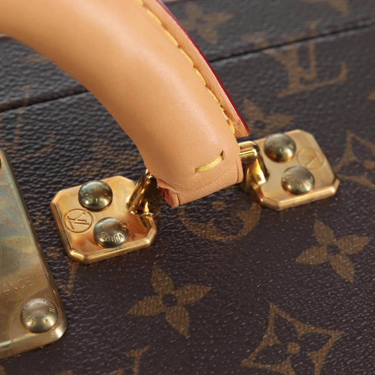 LOUIS VUITTON Monogram Alzer 55 Trunk M21229 LV Auth 200413SAV