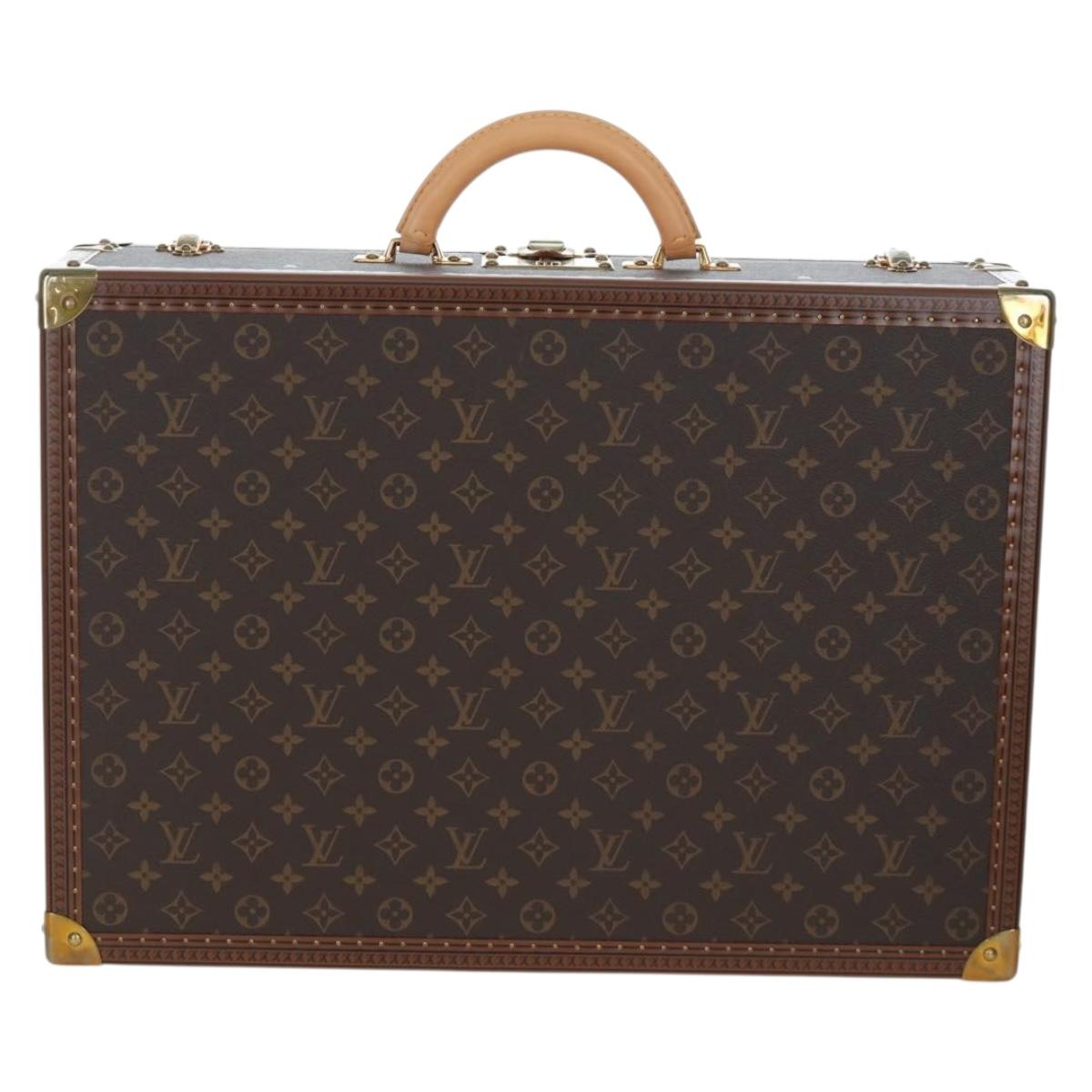 LOUIS VUITTON Monogram Alzer 55 Trunk M21229 LV Auth 200413SAV