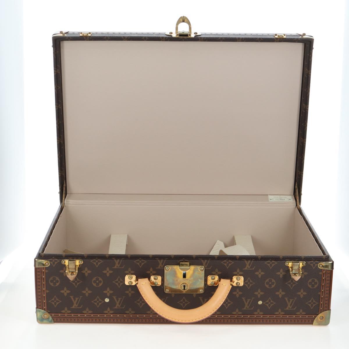 LOUIS VUITTON Monogram Alzer 55 Trunk M21229 LV Auth 200413SAV