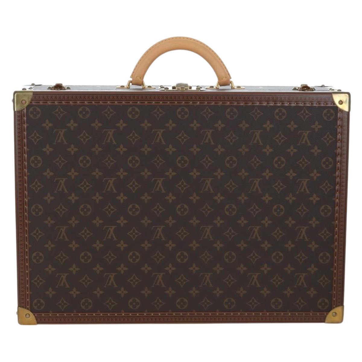 LOUIS VUITTON Monogram Alzer 55 Trunk M21229 LV Auth 200413SAV