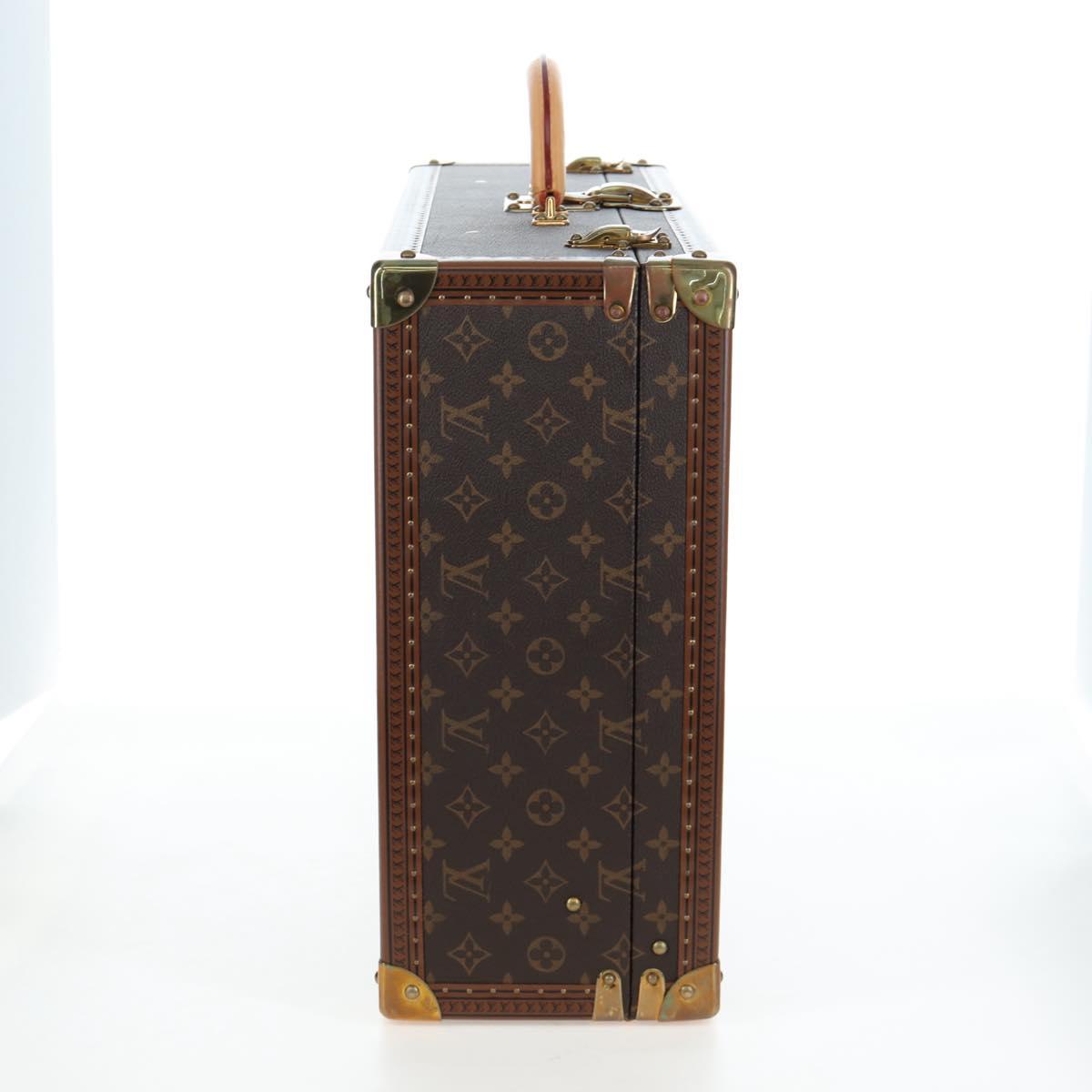 LOUIS VUITTON Monogram Alzer 55 Trunk M21229 LV Auth 200413SAV