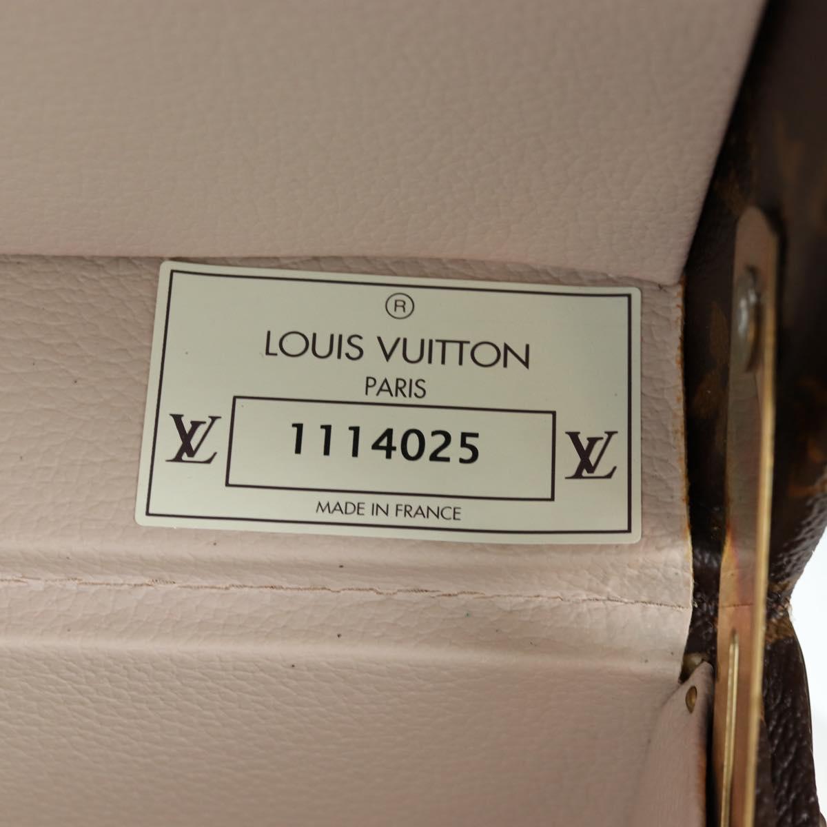LOUIS VUITTON Monogram Alzer 55 Trunk M21229 LV Auth 200413SAV