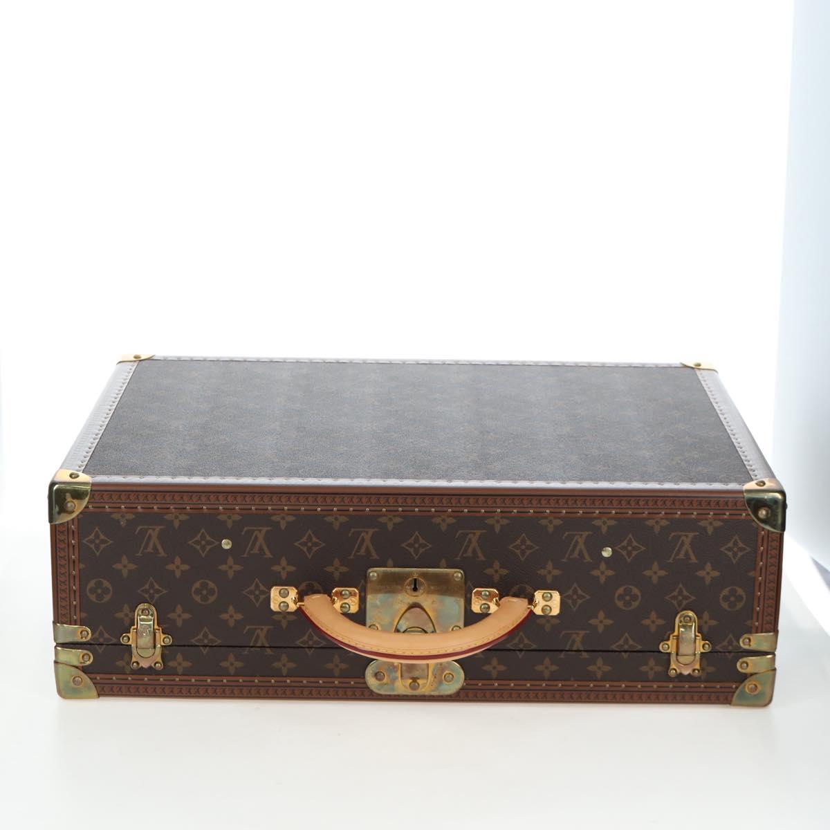 LOUIS VUITTON Monogram Alzer 55 Trunk M21229 LV Auth 200413SAV