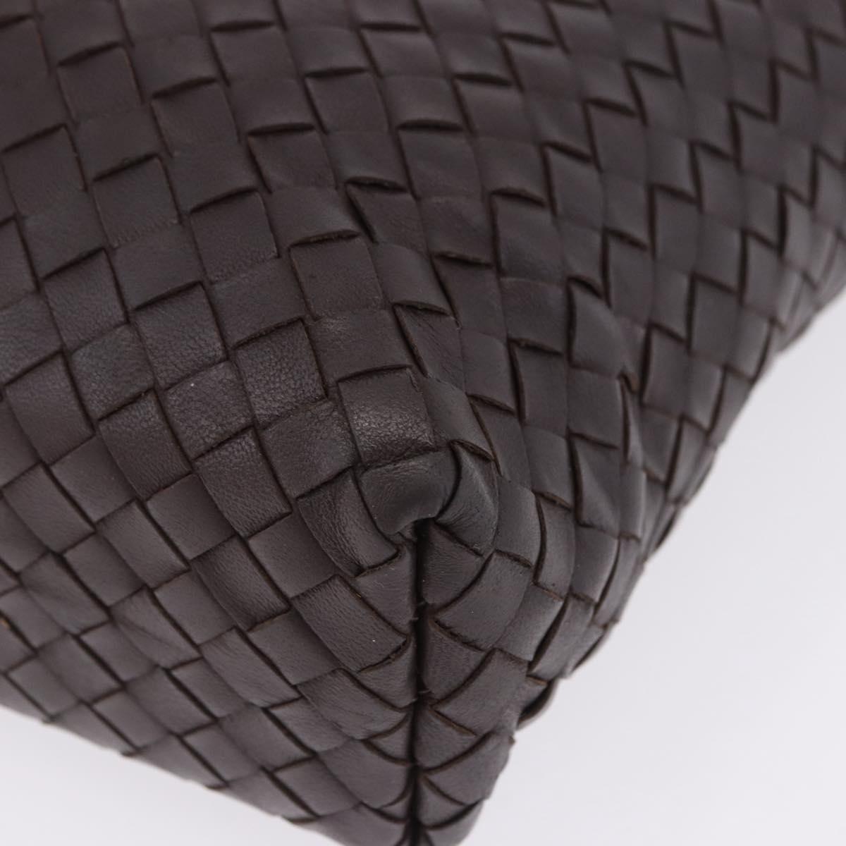 BOTTEGA VENETA INTRECCIATO Tote Bag Leather Brown 162937 Auth 200424V