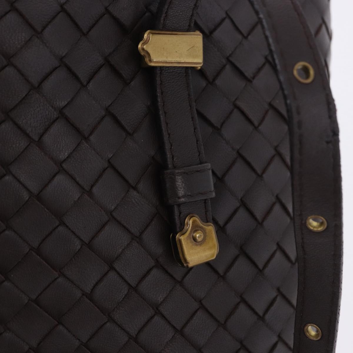 BOTTEGA VENETA INTRECCIATO Tote Bag Leather Brown 162937 Auth 200424V