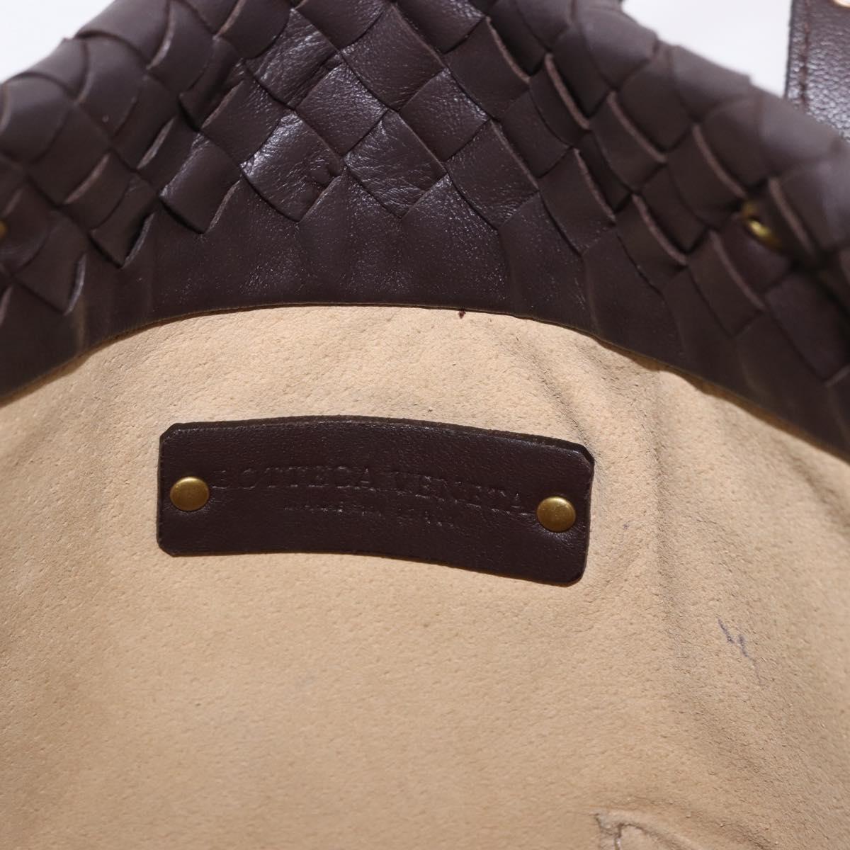 BOTTEGA VENETA INTRECCIATO Tote Bag Leather Brown 162937 Auth 200424V