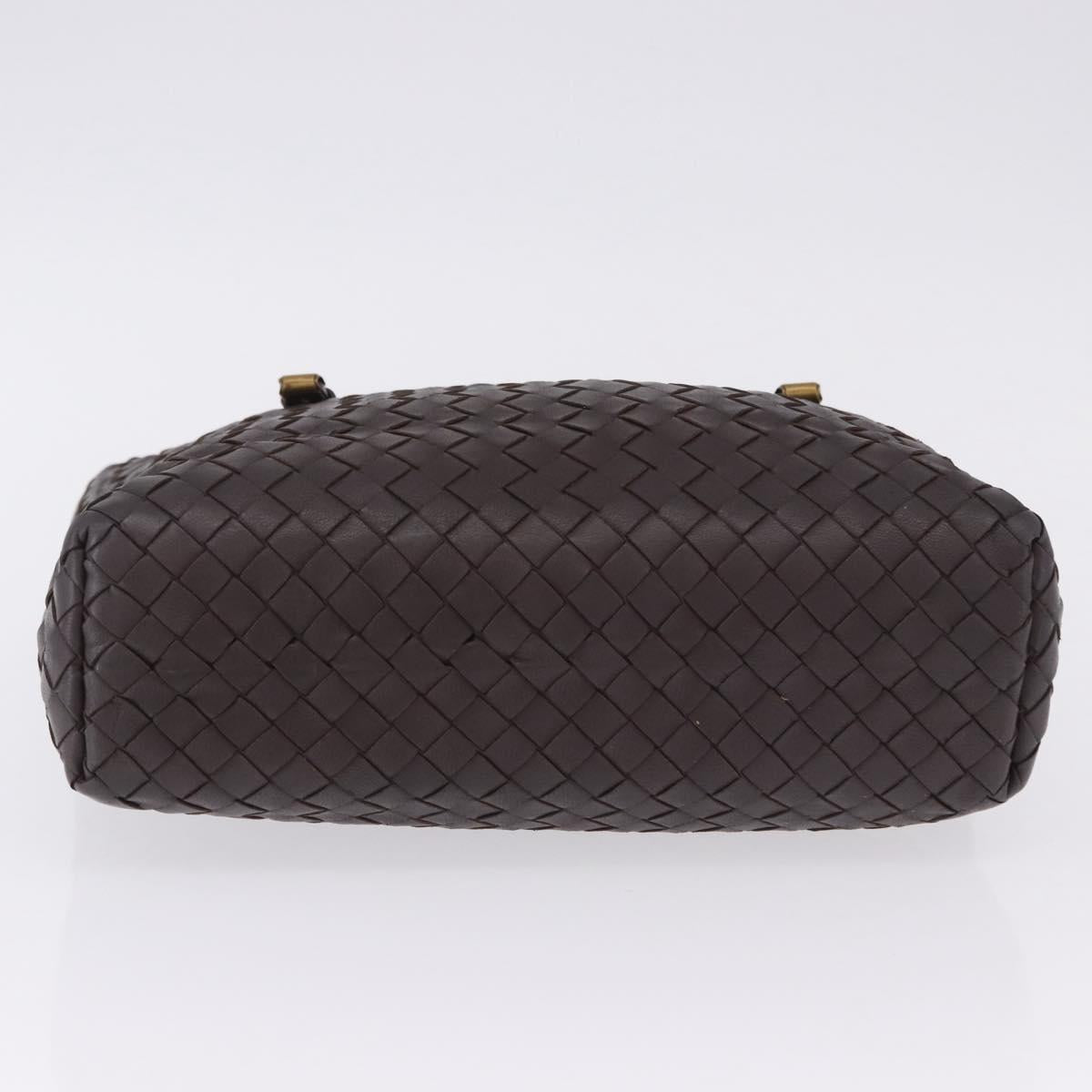 BOTTEGA VENETA INTRECCIATO Tote Bag Leather Brown 162937 Auth 200424V