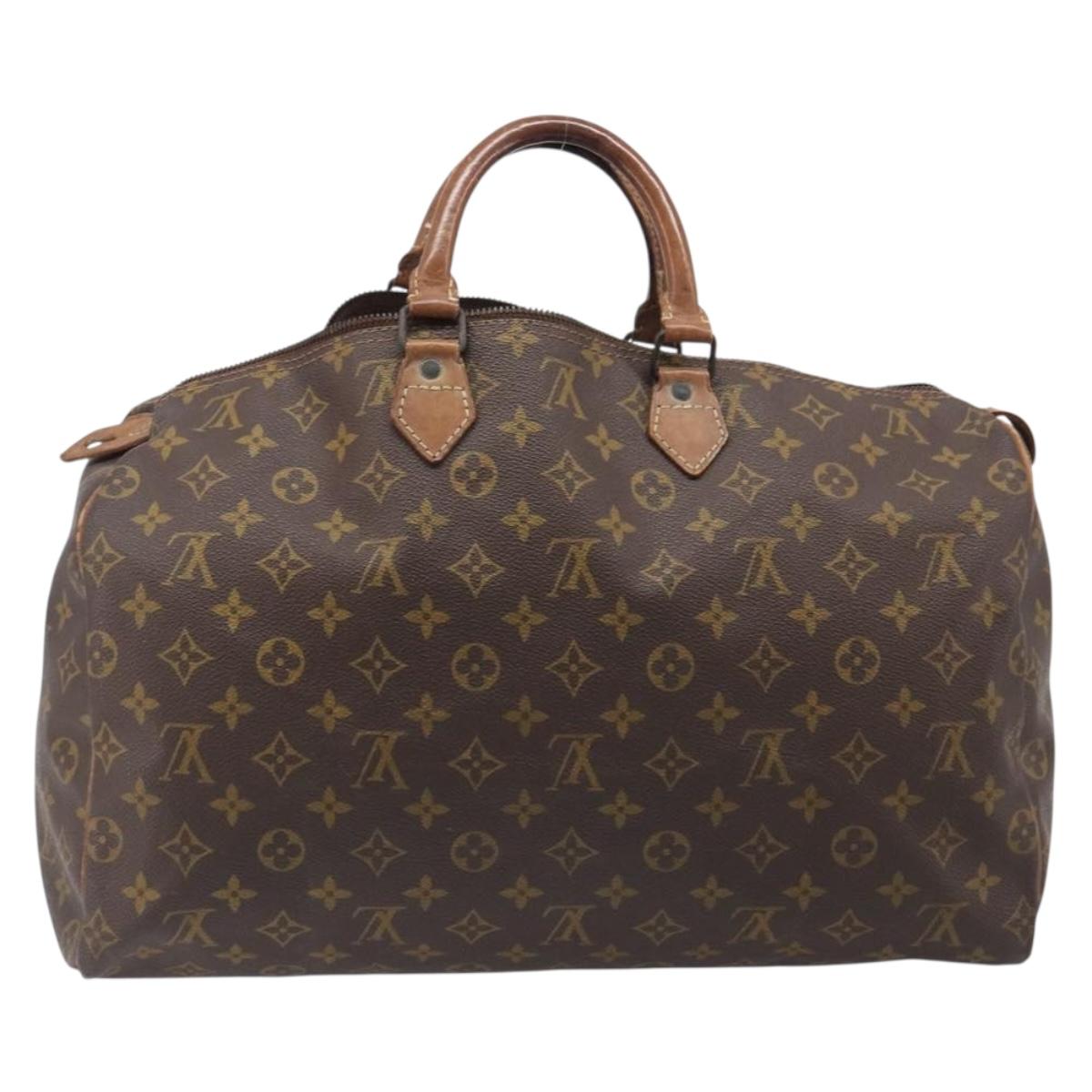 LOUIS VUITTON Monogram Speedy 40 Hand Bag M41522 LV Auth 200428