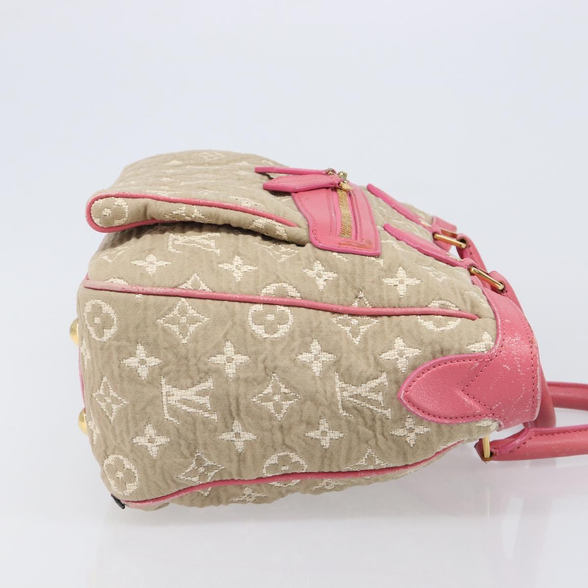 LOUIS VUITTON Monogram Sabia Cabas MM Tote Bag Beige M93496 LV Auth 200440