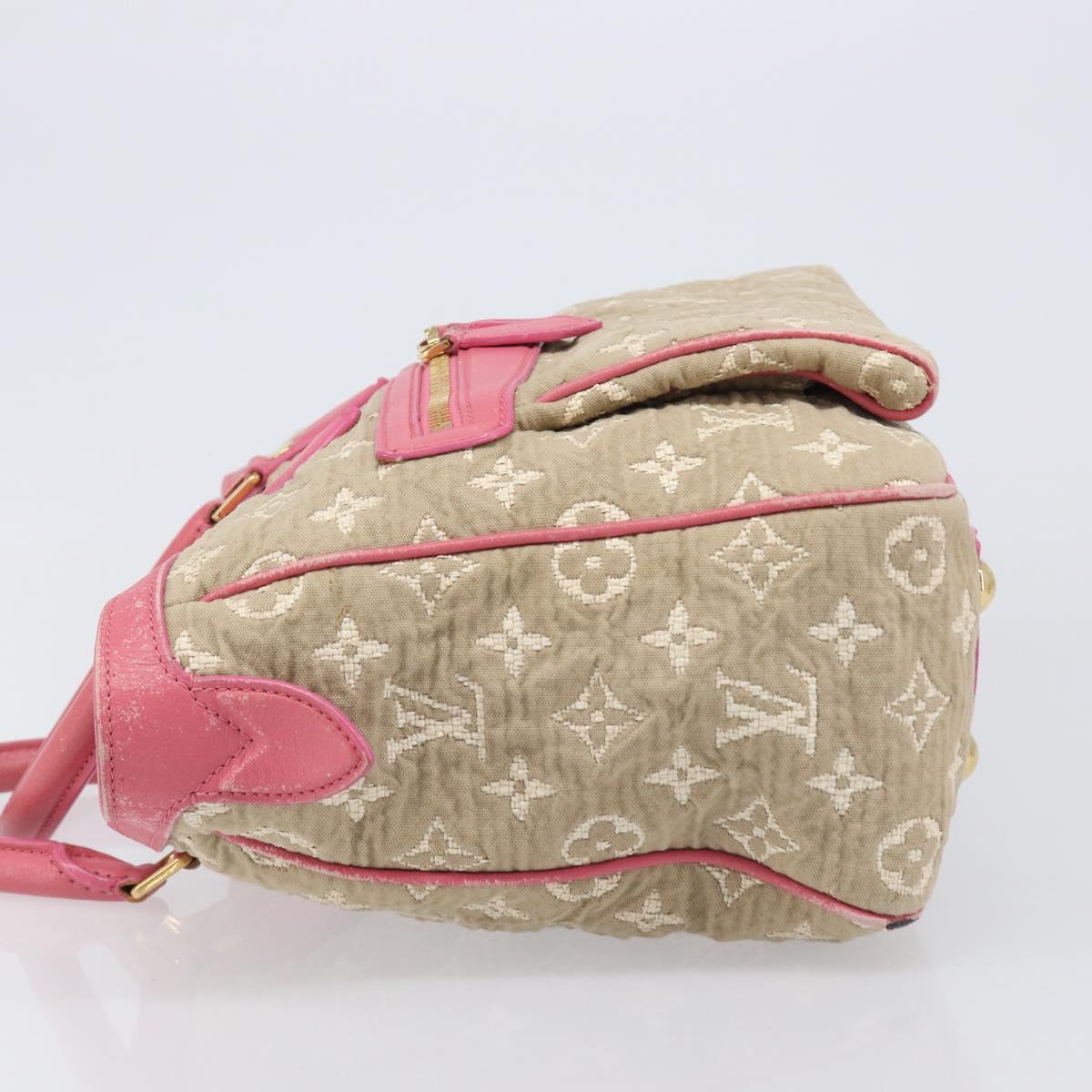 LOUIS VUITTON Monogram Sabia Cabas MM Tote Bag Beige M93496 LV Auth 200440