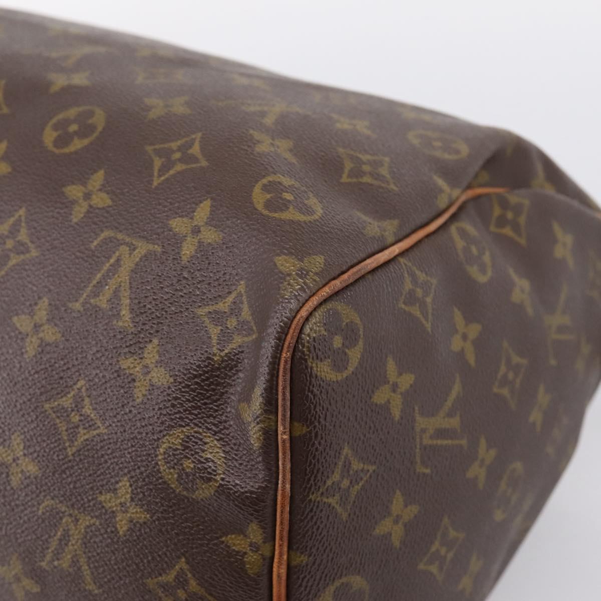 LOUIS VUITTON Monogram Speedy 35 Hand Bag M41524 LV Auth 200441A