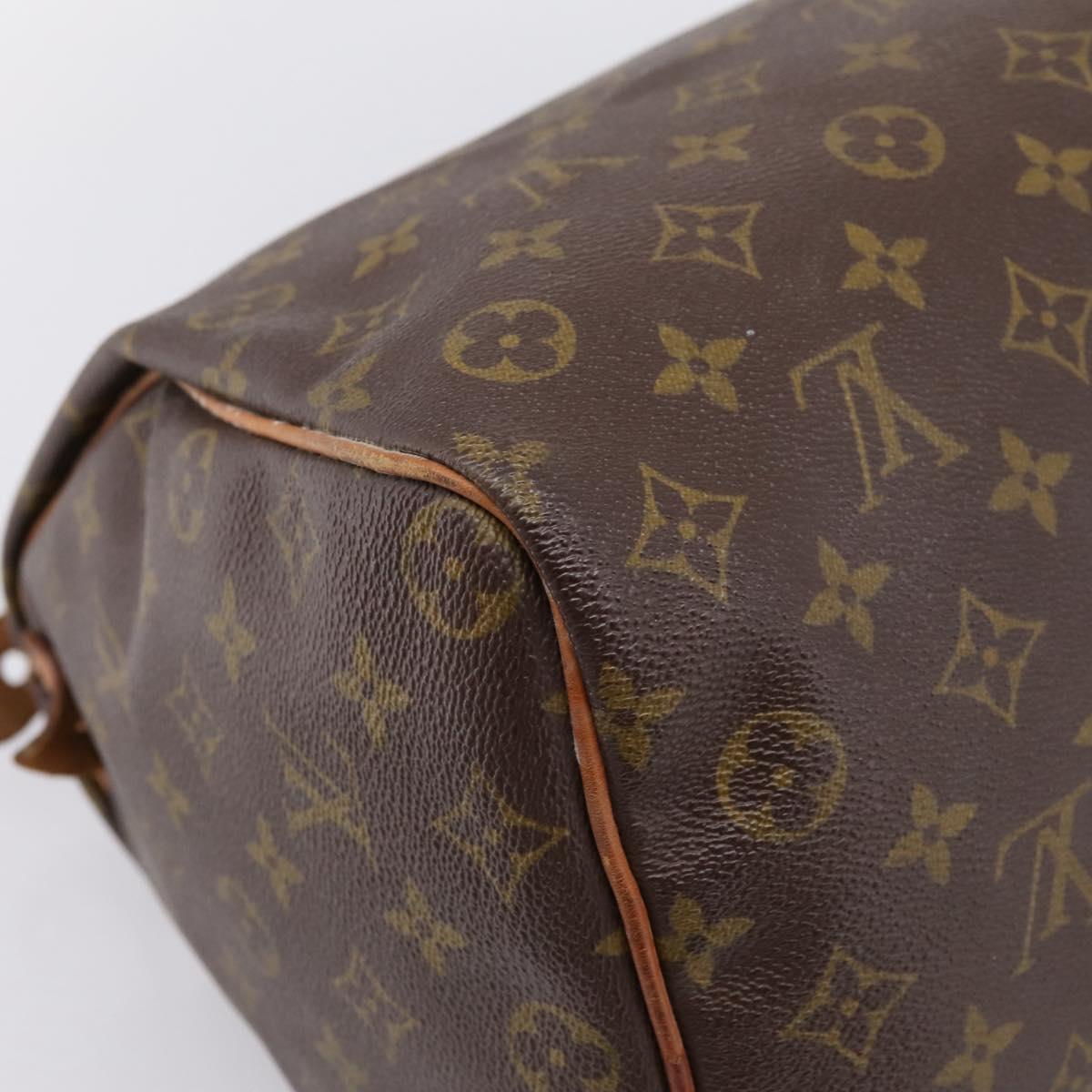 LOUIS VUITTON Monogram Speedy 35 Hand Bag M41524 LV Auth 200441A