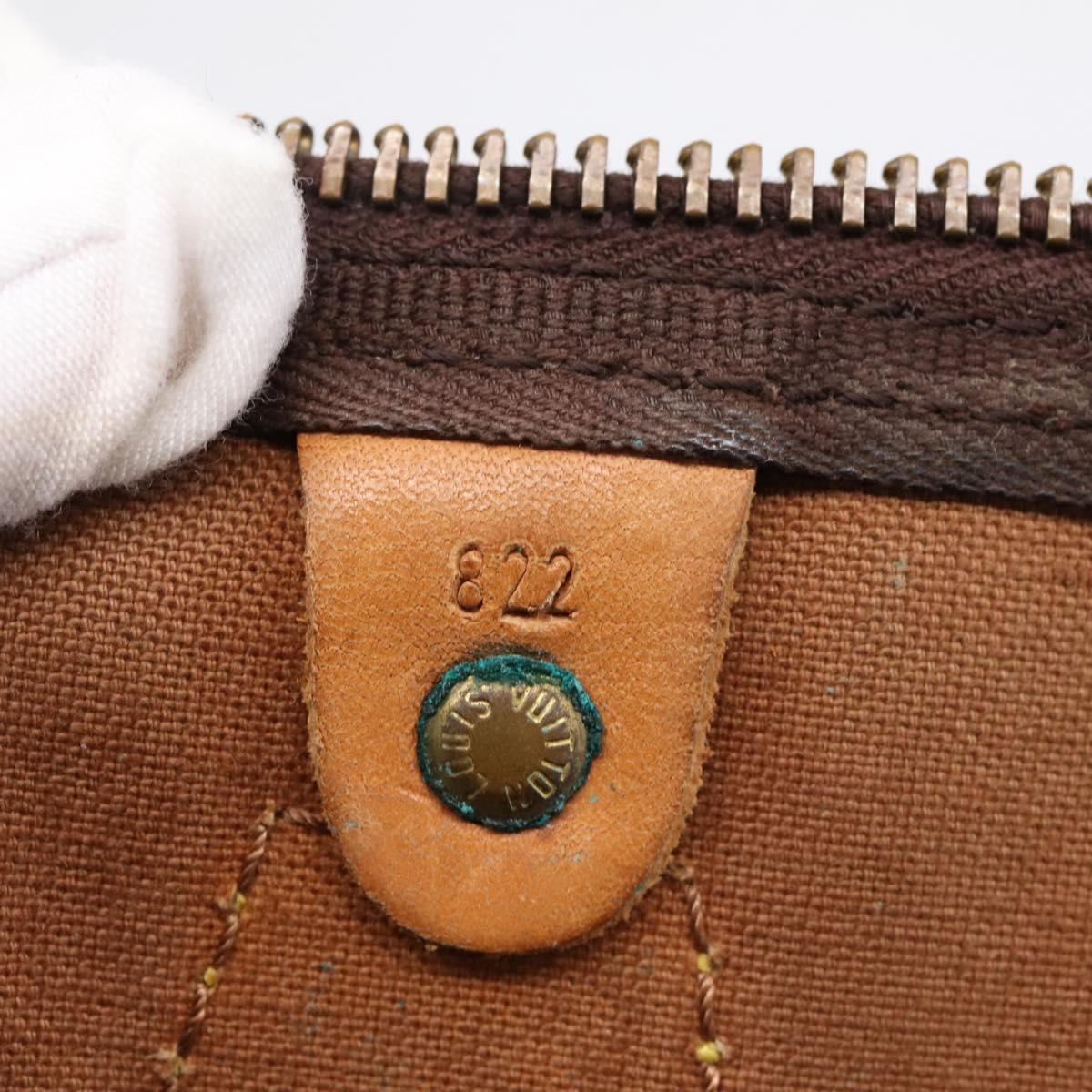 LOUIS VUITTON Monogram Speedy 35 Hand Bag M41524 LV Auth 200441A